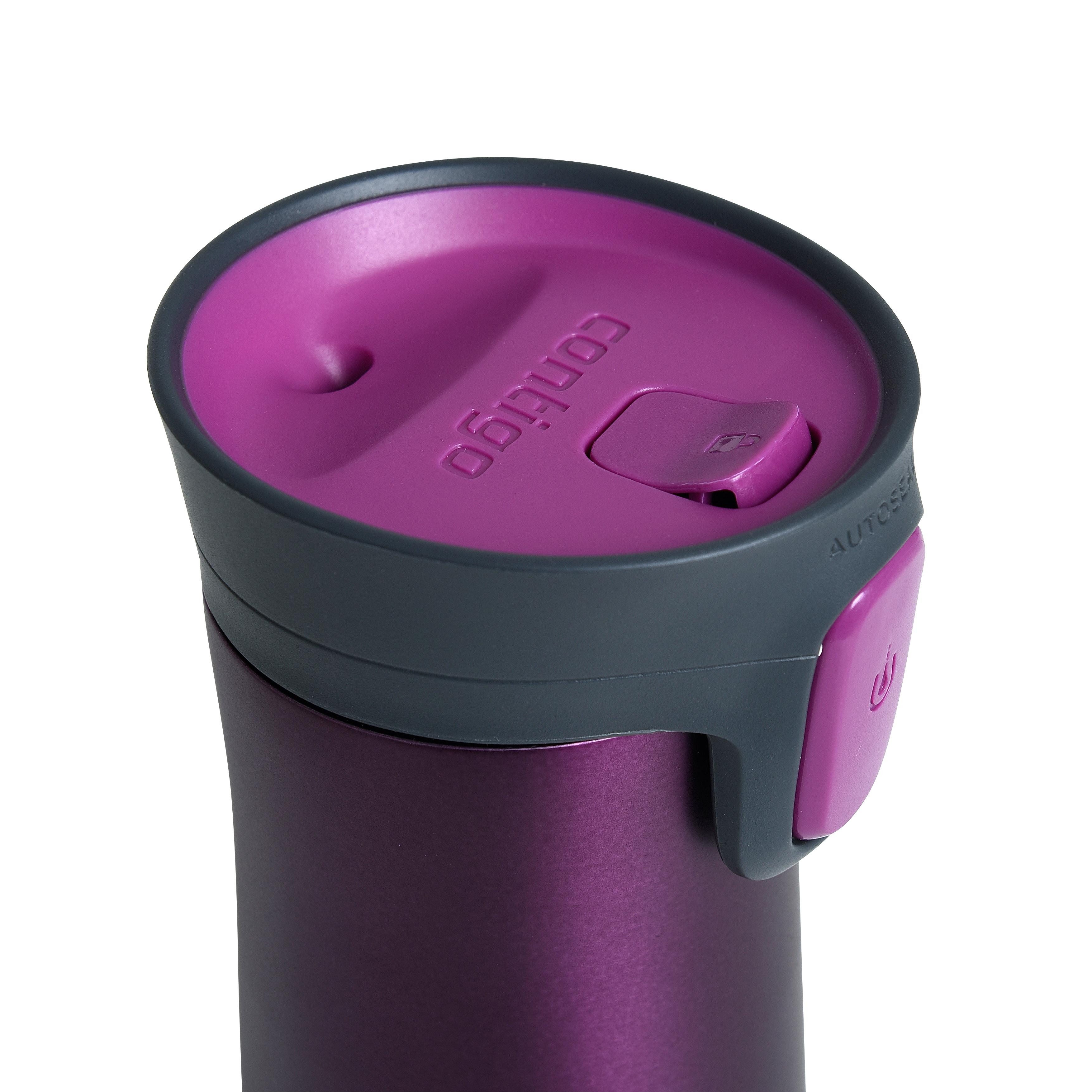 ESTEXO Thermobecher Contigo Pinnacle Kaffeebecher 300 ml Isolierbecher Becher Lila