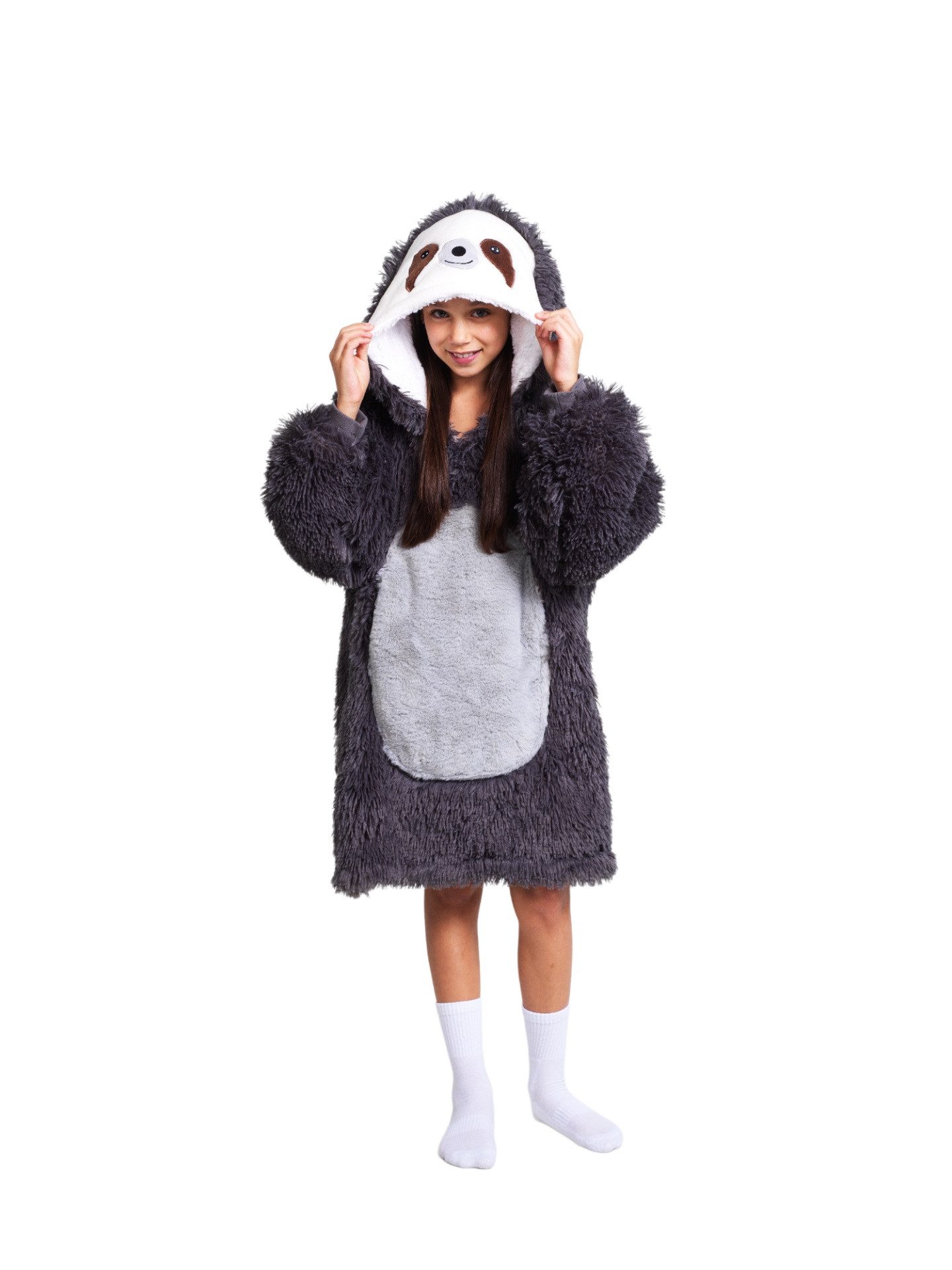 NOXXIEZ Hoodie Kuschelige Hoodie-Decke für Kinder