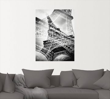 Artland Wandbild Der doppelte Eiffelturm, Gebäude (1 St), als Alubild, Outdoorbild, Poster, Wandaufkleber in verschied. Größen