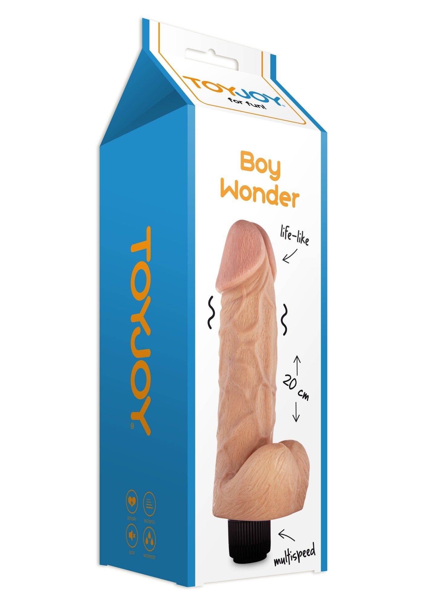 20 Vibrator Dildo cm Boy Vibrating TOYJOY Wonder