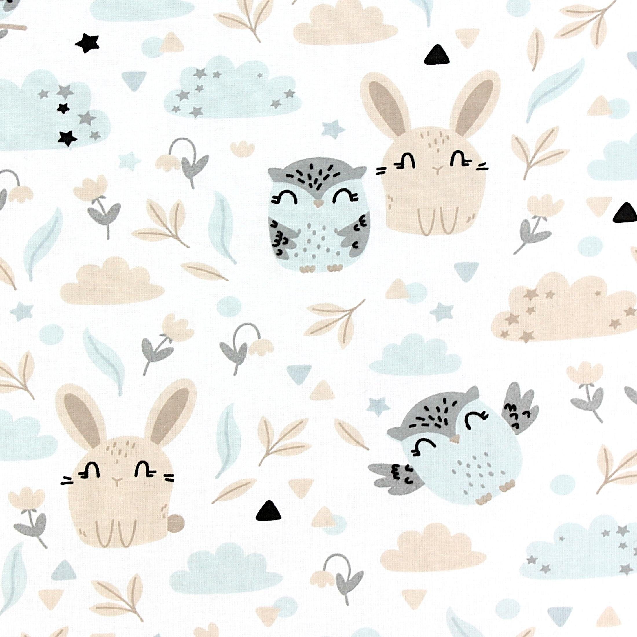 TupTam Kinderbettdecke Kinder Gemusterte Bettdecken Set Ganzjahresdecke Kopfkissen 2tlg.