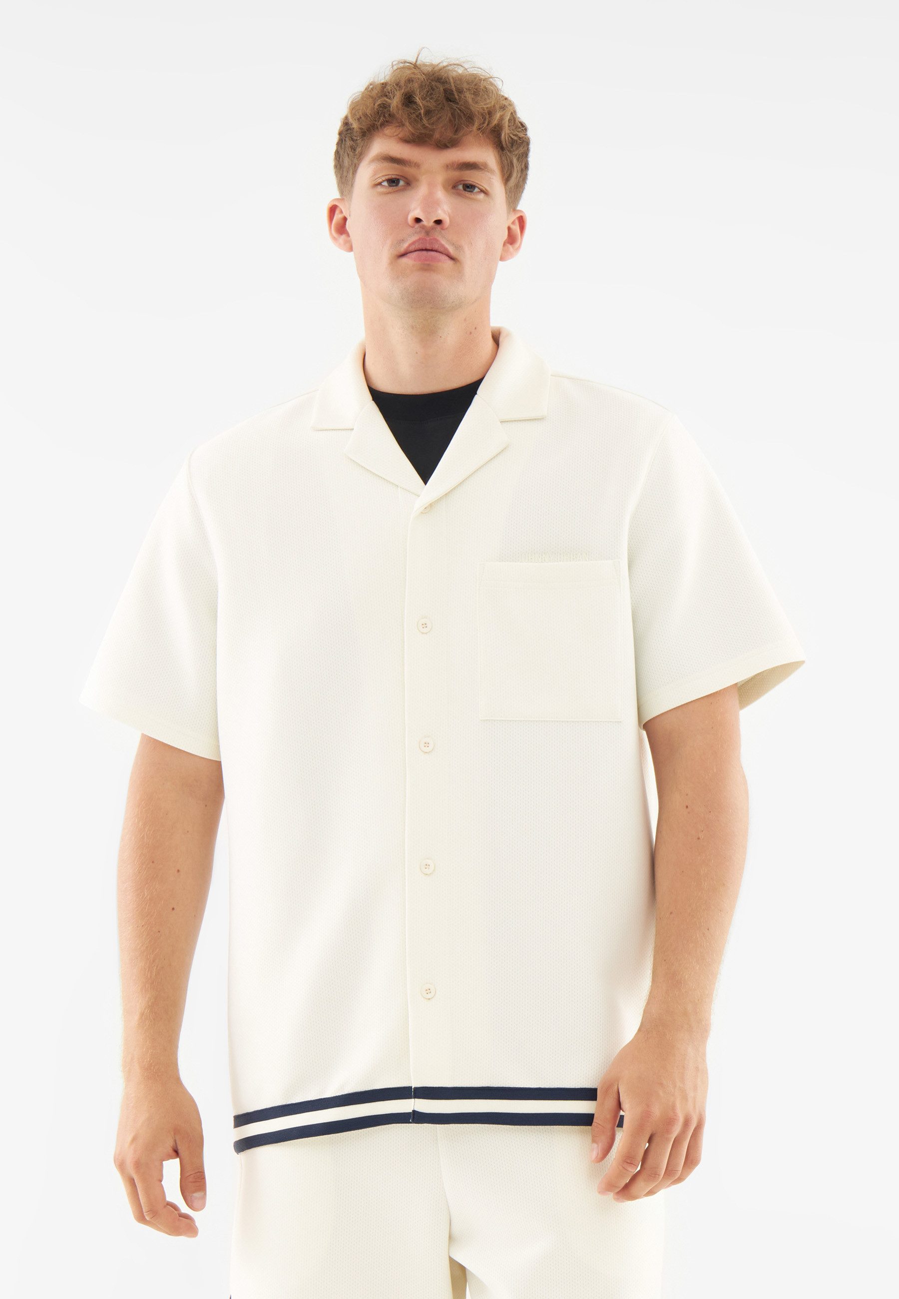 Johnny Urban Kurzarmhemd Parker Hemd aus Nylon-Mix (1-tlg) Casual Shirt für Sommer