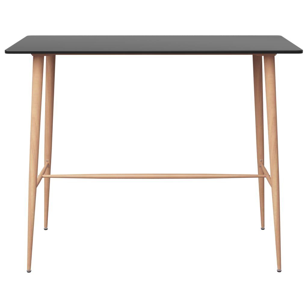 furnicato Esstisch Bartisch Schwarz 120x60x105 cm günstig online kaufen