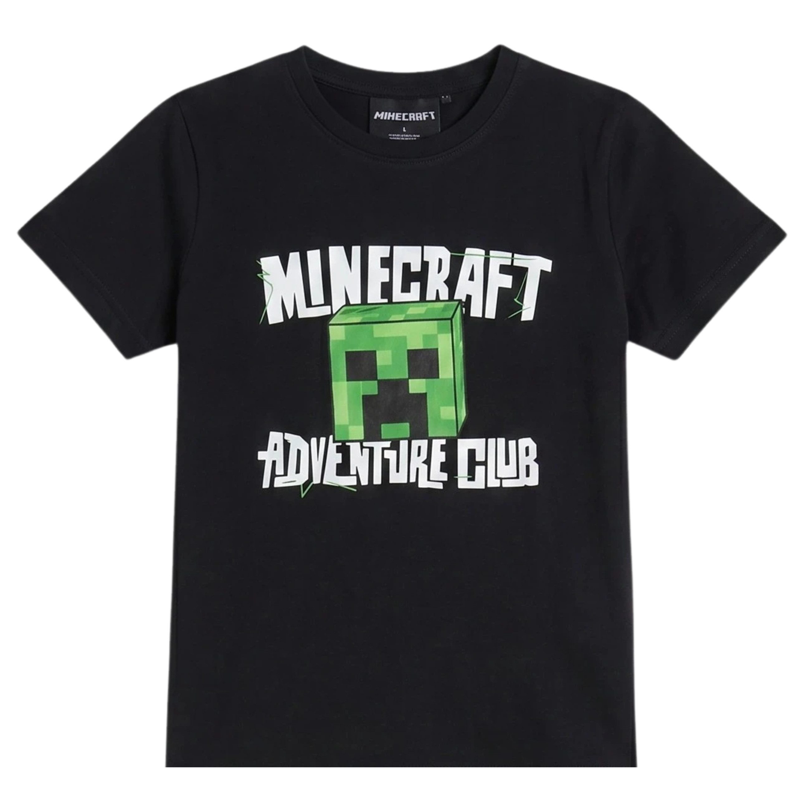 Minecraft Schlafanzug Minecraft Kinder Pyjama kurzer Schlafanzug Creeper (Minecraft) – Bild 4 von 5