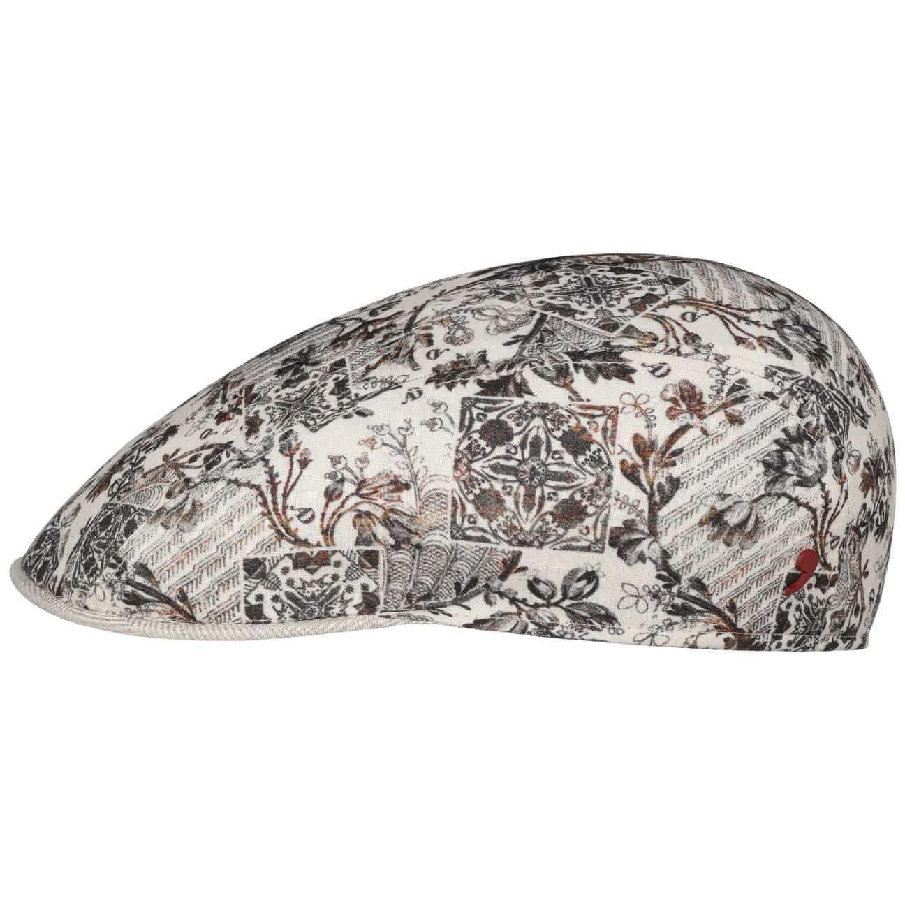 Alfonso D´Este Flat Cap (1-St) Schirmmütze mit Schirm, Made in Italy