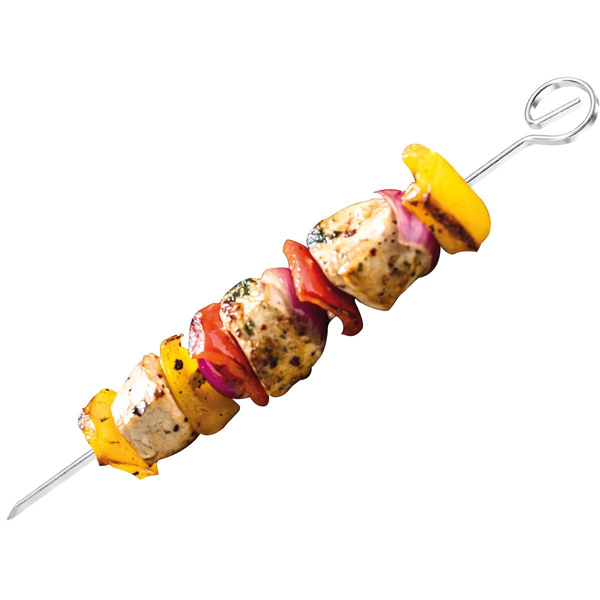 GEFU Schaschlikspieße Edelstahl Schaschlikspieße PICCANTE 4er Set Grills