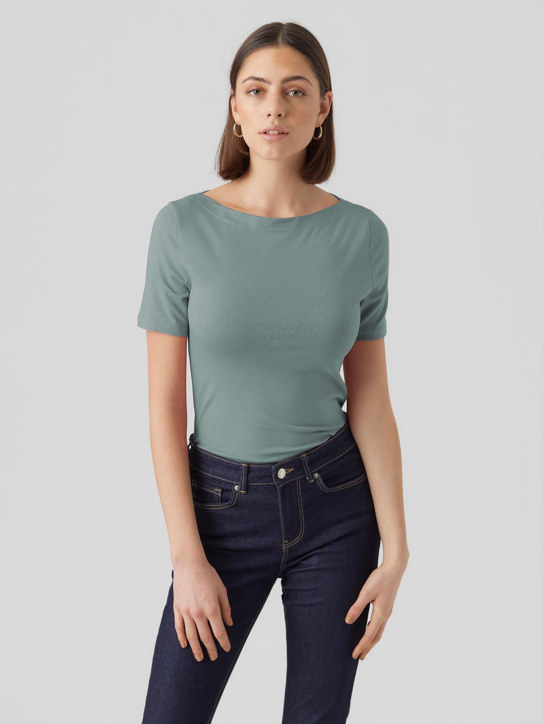 Vero Moda T-Shirt Basic Stretch mit günstig online kaufen