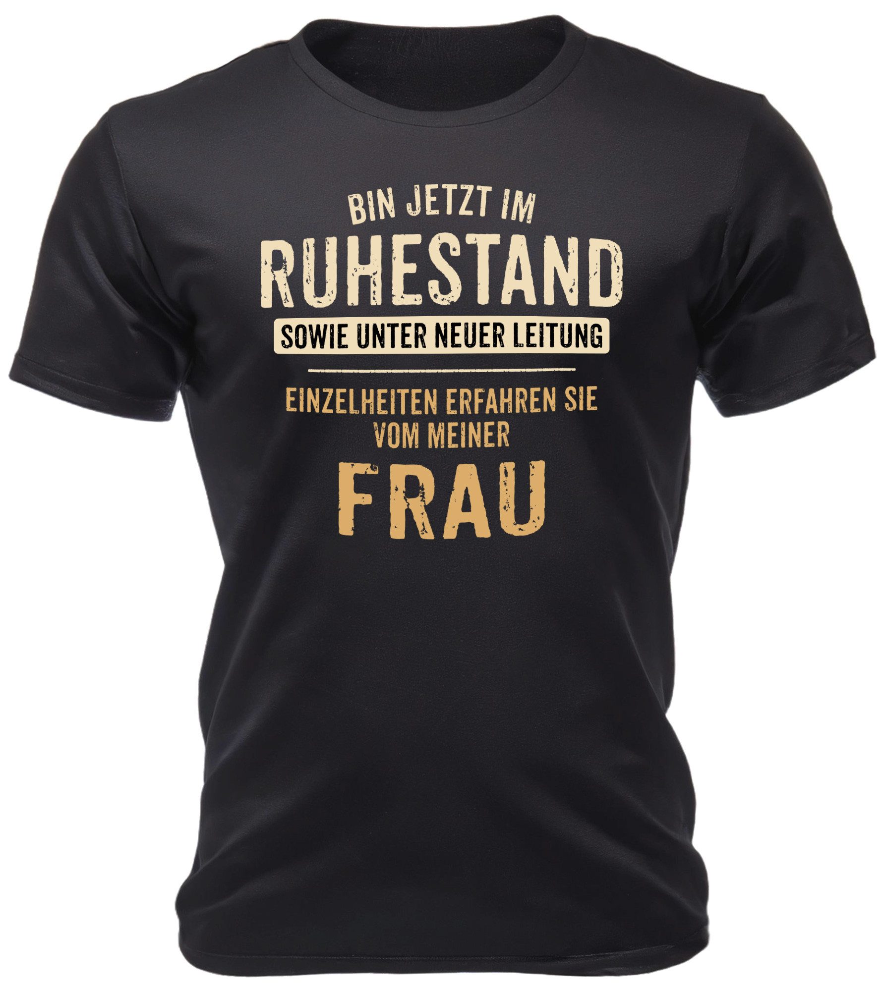 empireposter Print-Shirt T-Shirt Rente - Einzelheiten von meiner Frau - verschiedene Größen