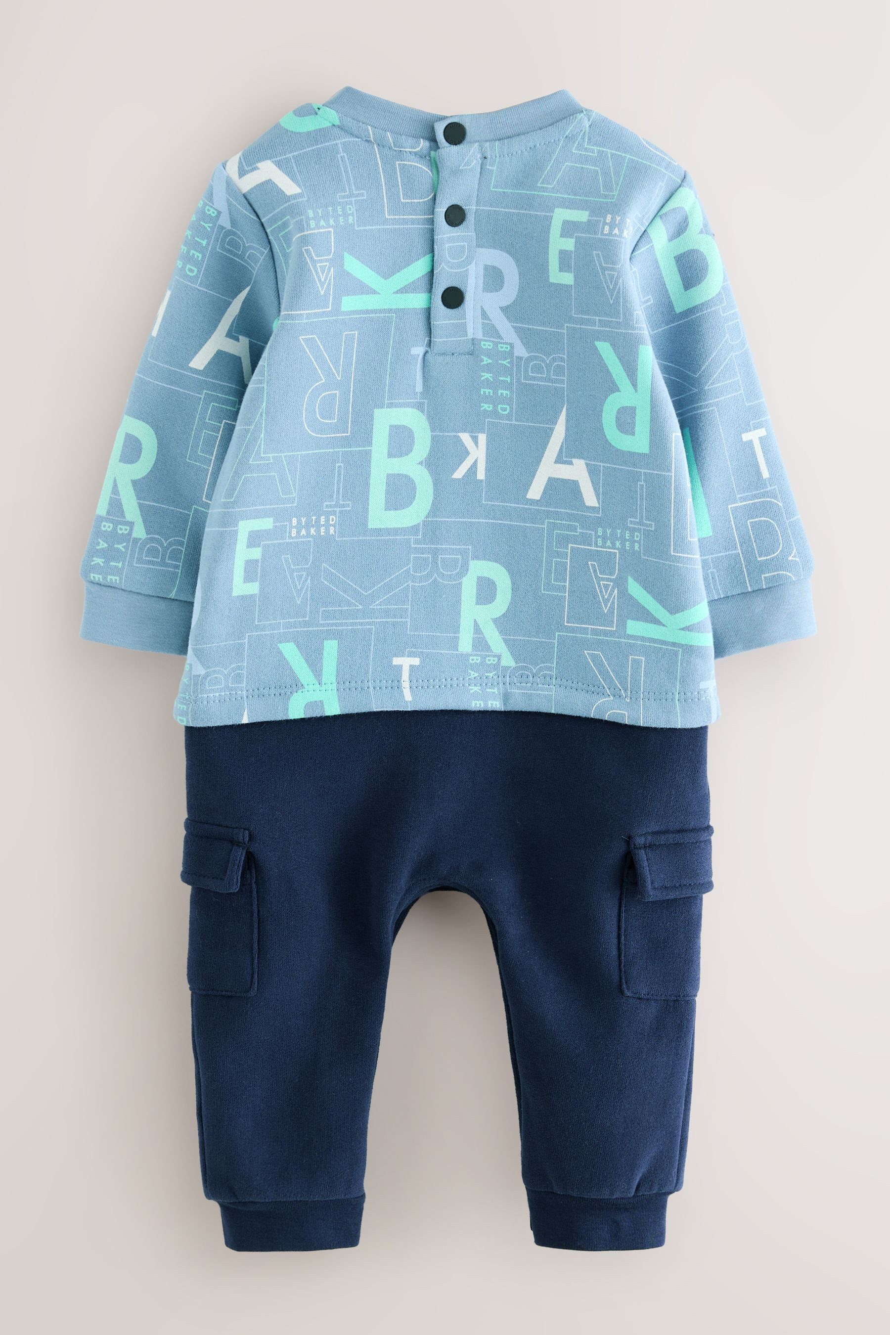 Baker by Ted Baker Strampler Baker by Ted Baker Strampler mit langen Ärmeln (1-tlg)