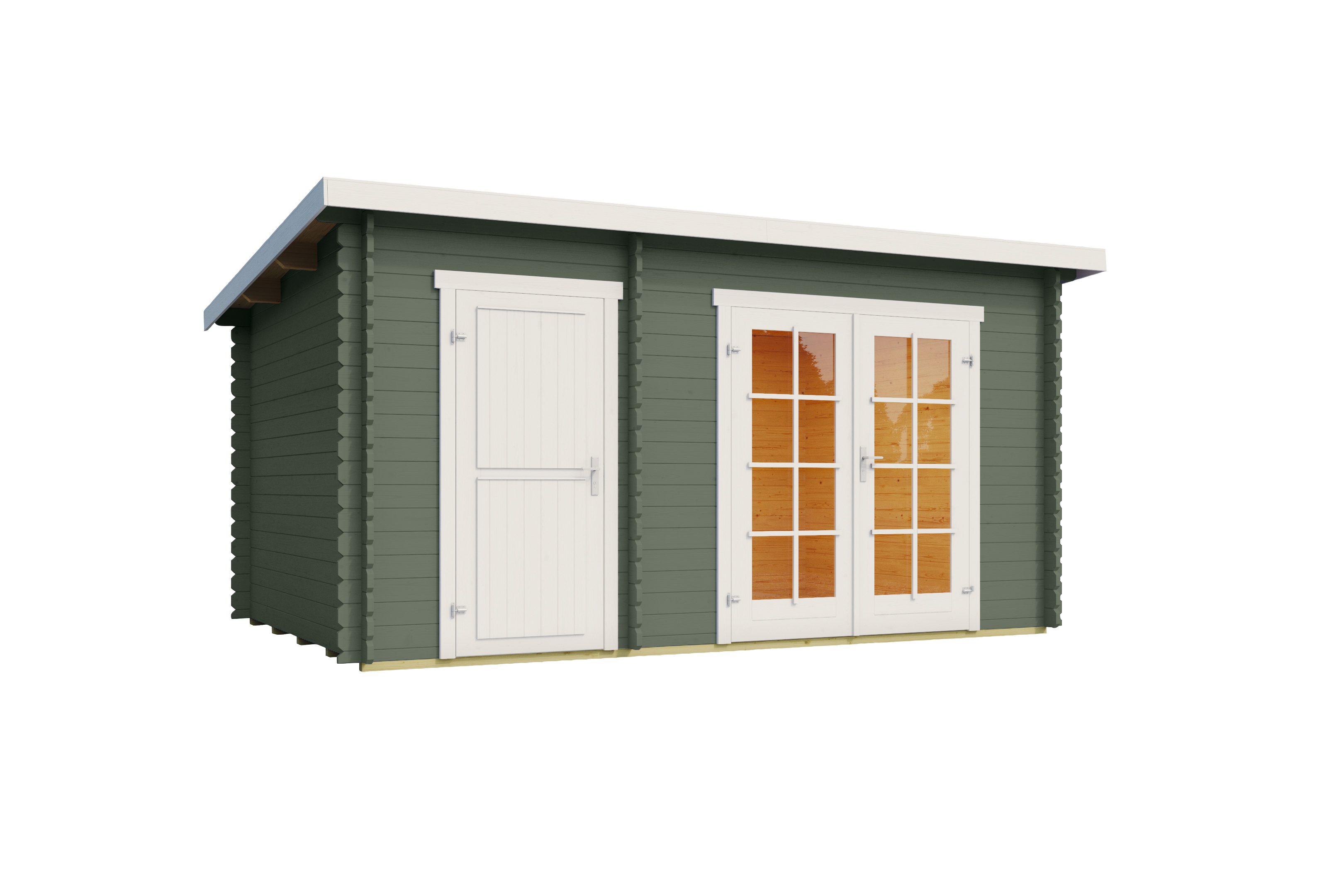 Nordic Holz Gartenhaus 2-Raum Haus Belmont, BxT: 420x288,8 cm