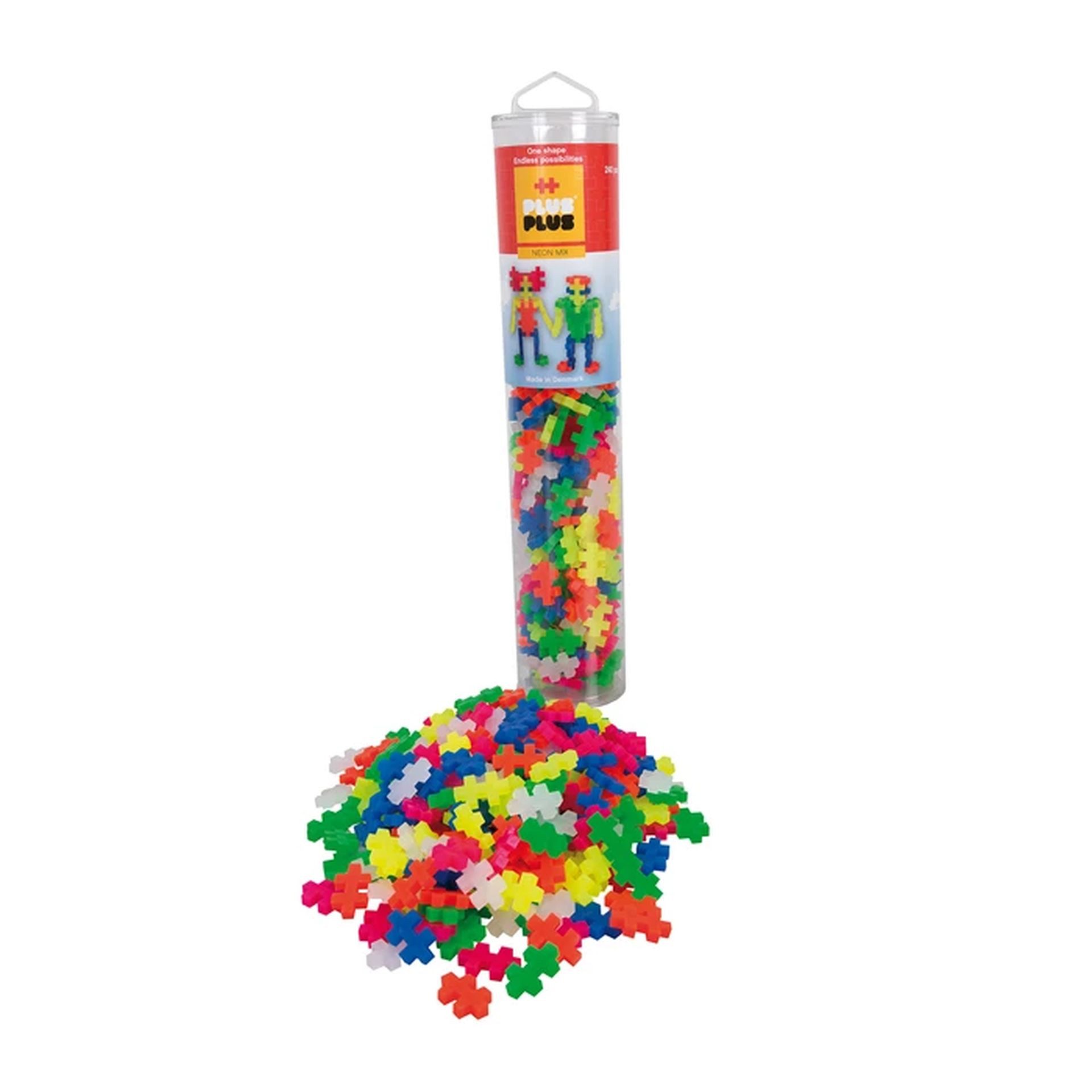 240 Kreativ Bausteine Neon Konstruktionsspielsteine