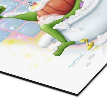 Posterlounge Alu-Dibond-Druck Tooshtoosh, Drachen in der Badewanne, Kinderzimmer Illustration