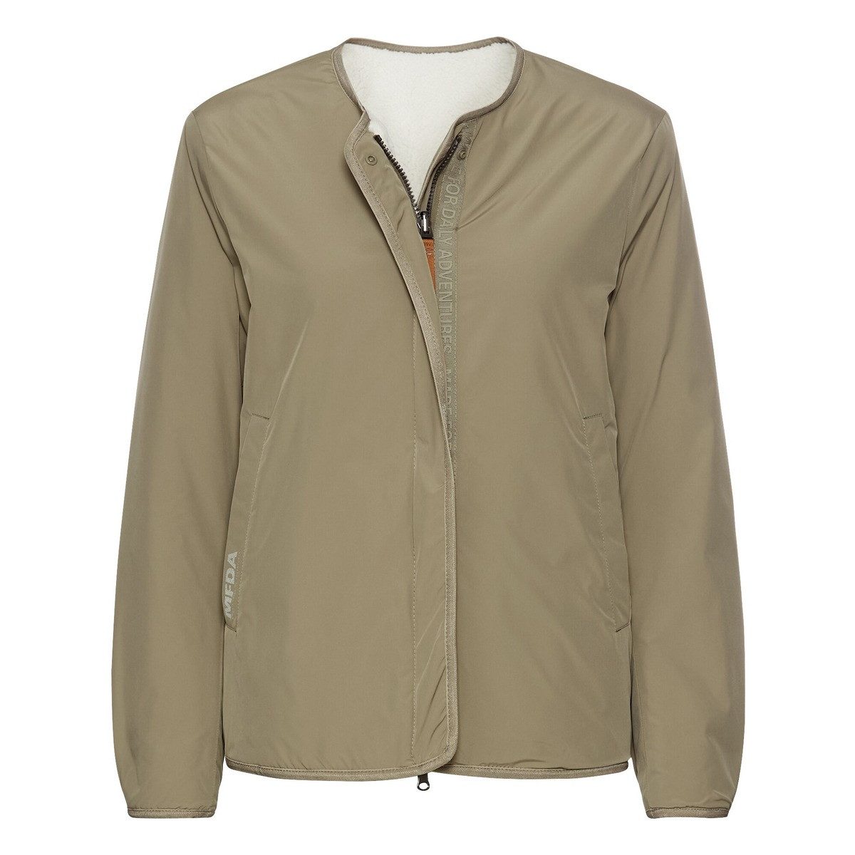 Blouson aus recyceltem Polyester Langarm