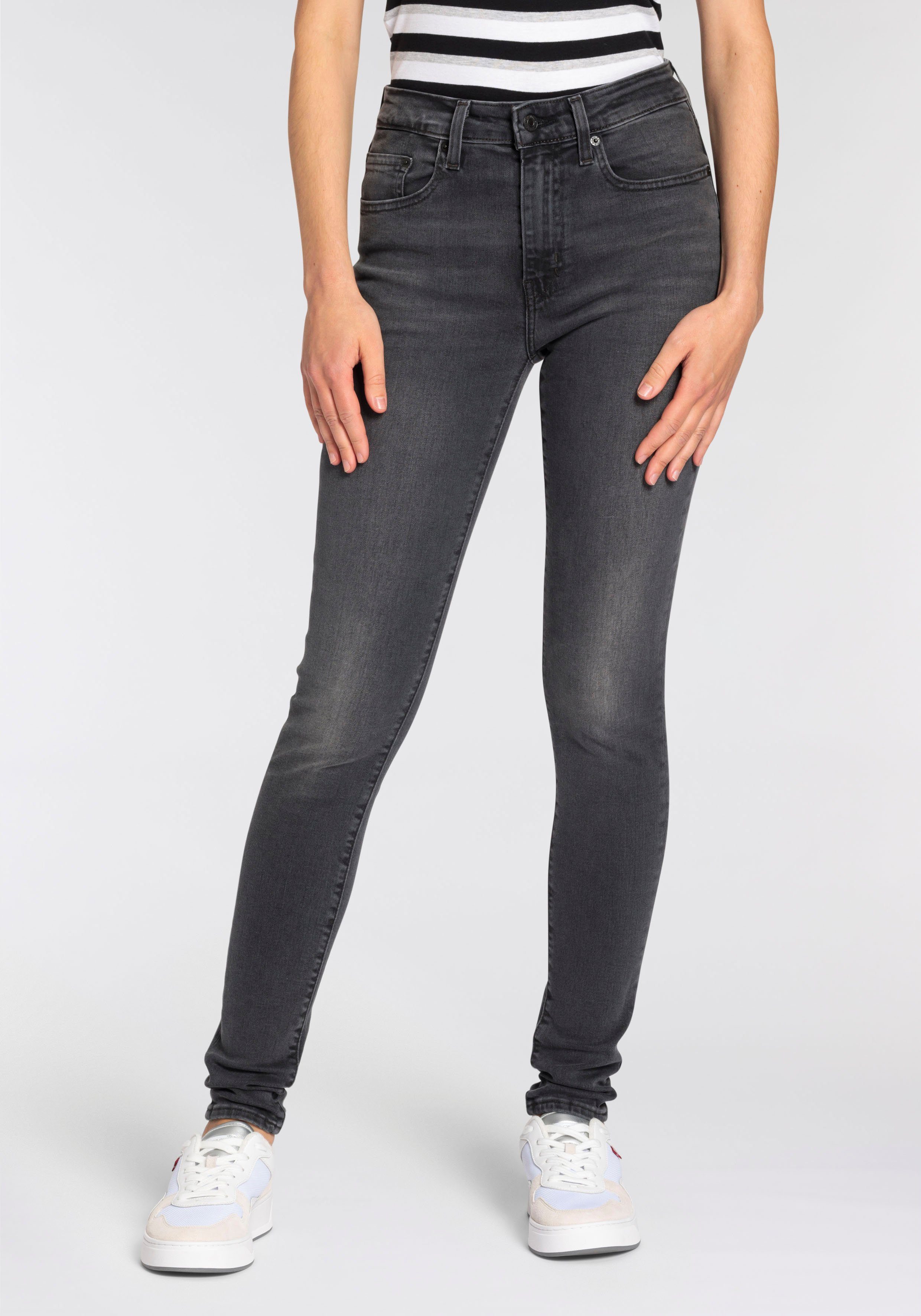 Levi's® Skinny-fit-Jeans 721 High rise skinny mit hohem Bund black wash