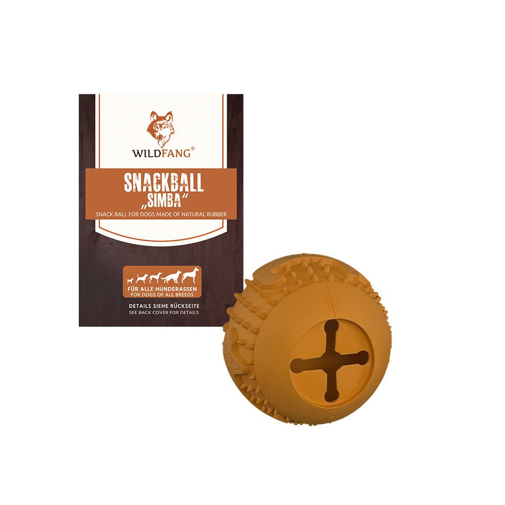 Wildfang Kauspielzeug Kauspielzeug Snackball "Simba" - 100% Naturkautschuk günstig online kaufen