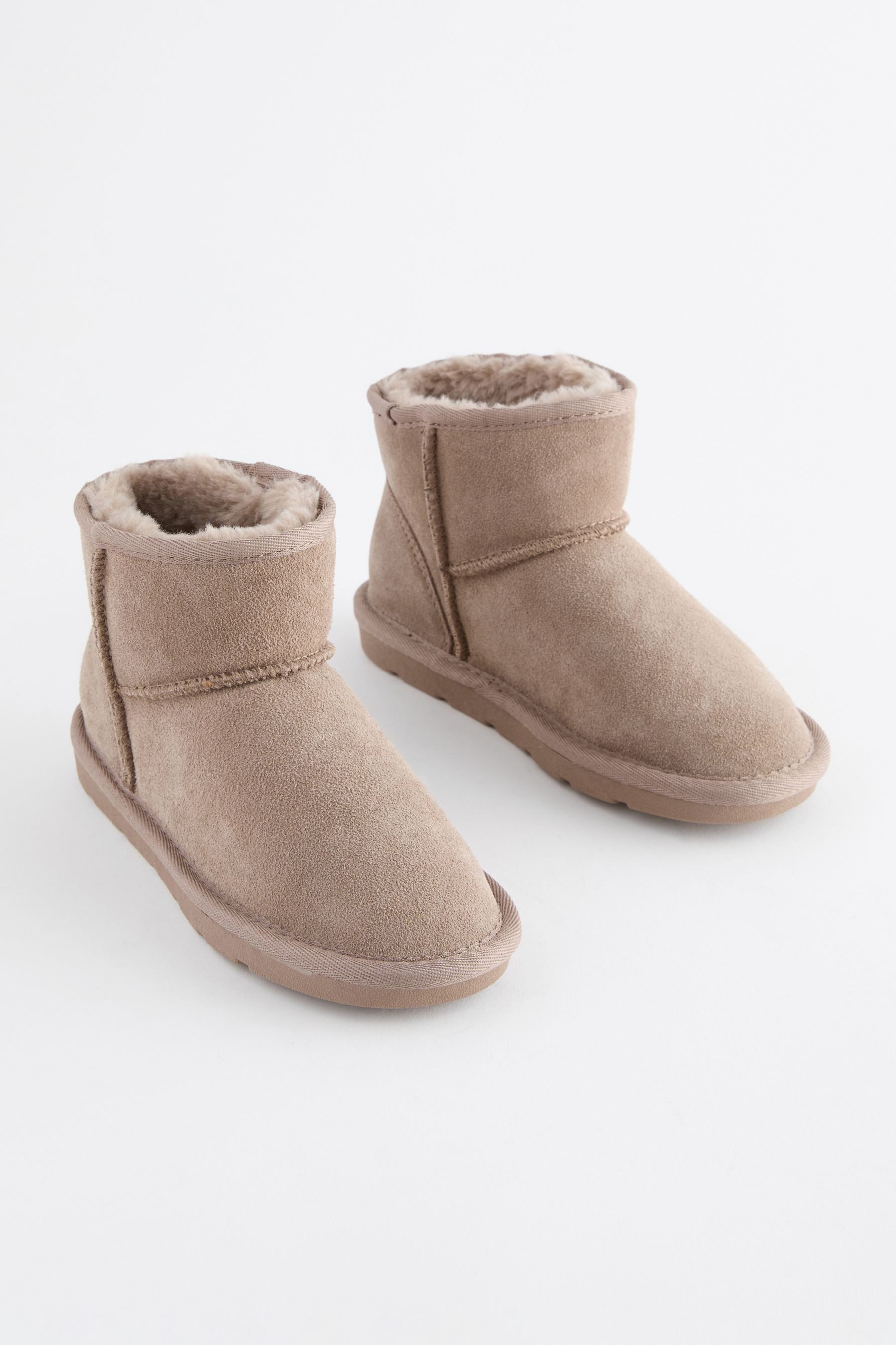 Next Schlupfstiefel aus Veloursleder Schlupfstiefel (1-tlg) günstig online kaufen