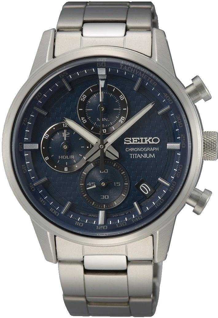 Seiko Chronograph Chronograph Titan Herrenarmbanduhr