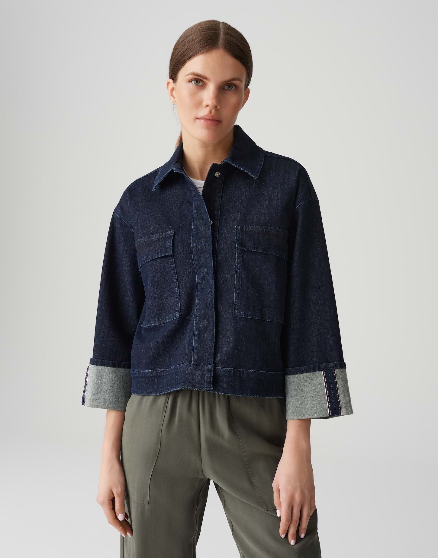 OPUS Jeansjacke HOLLICE mit Rinsed Waschung günstig online kaufen