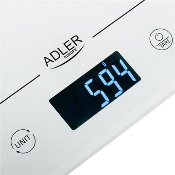 Adler Küchenwaage AD 3170, digital, max. 15 kg, Haushaltswaage, Digitalwaage, elektronische Waage