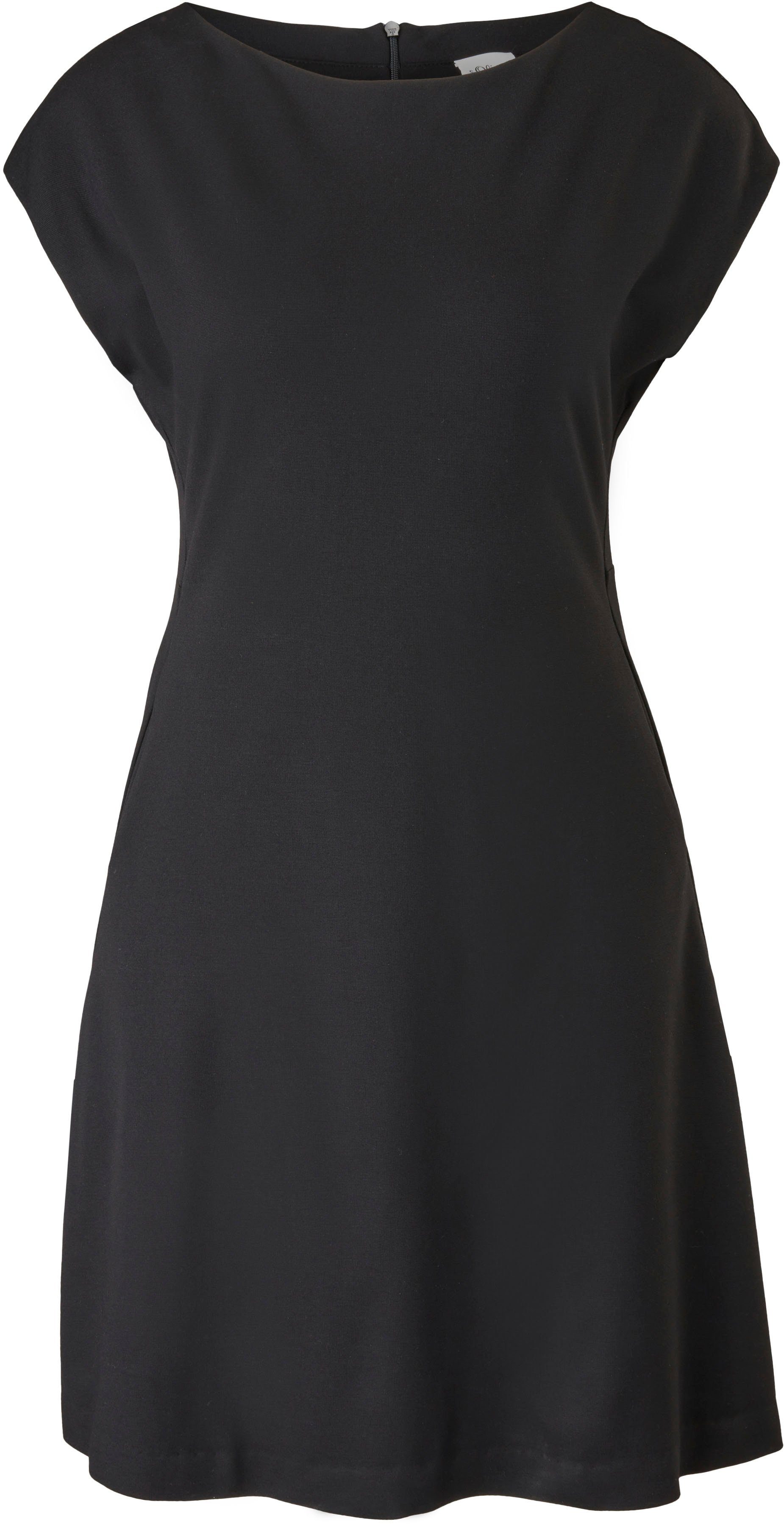 Damen Kleider s.Oliver BLACK LABEL Jerseykleid mit U-Boot-Ausschnitt