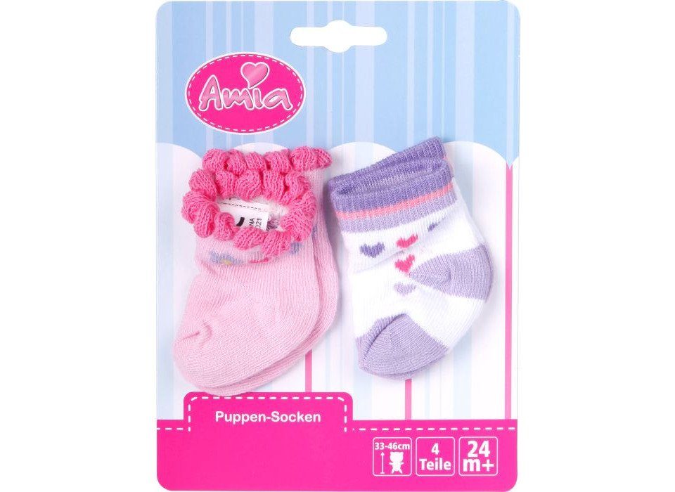 AMIA Babypuppe Amia Puppen-Söckchen bis Größe 46 cm