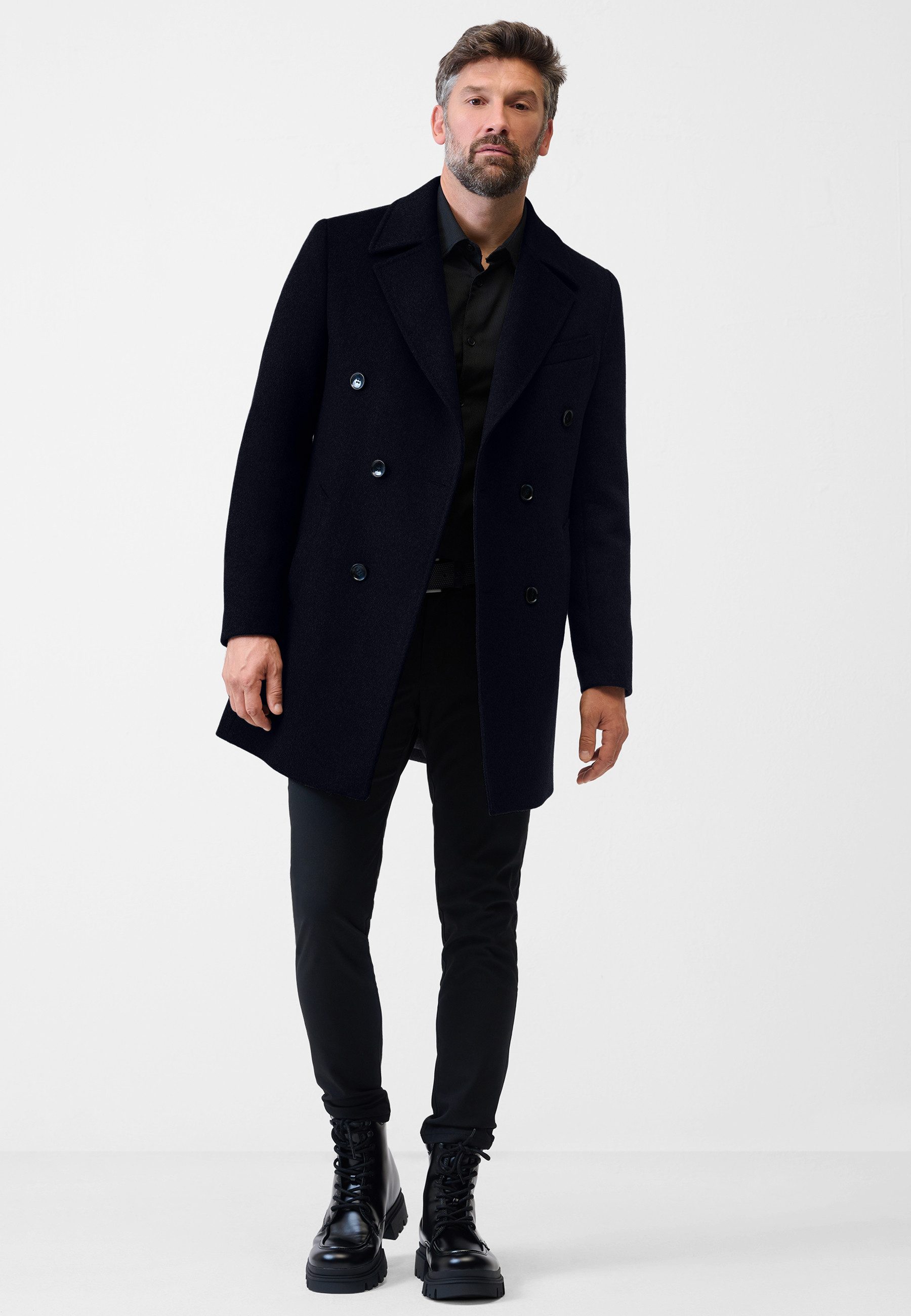 RICANO Kurzmantel Giorgio eleganter Kurzmantel mit Reverskragen und Knopfle günstig online kaufen