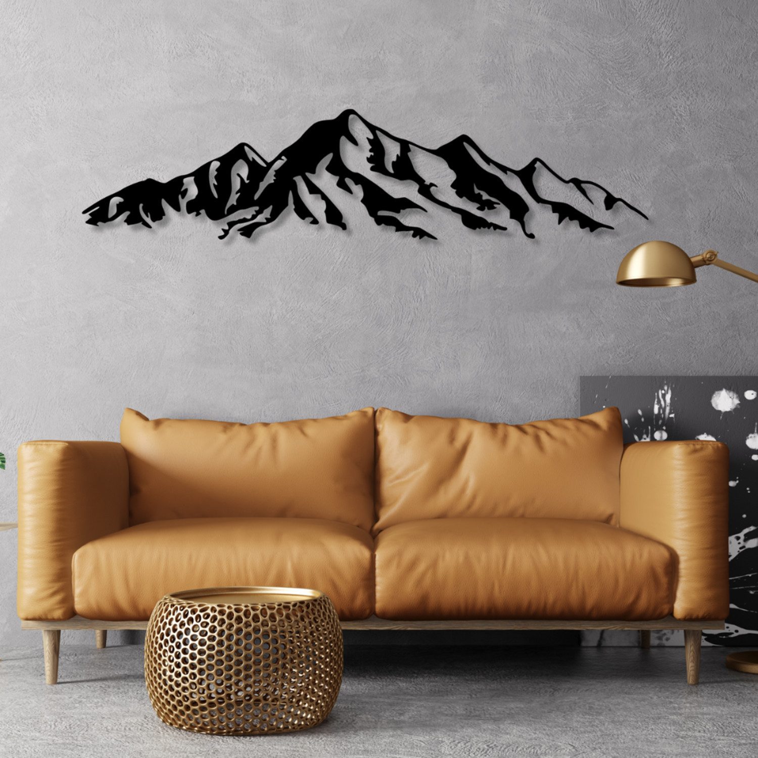 EYOKA Wanddekoobjekt Bild Alpen Berge 3D günstig online kaufen