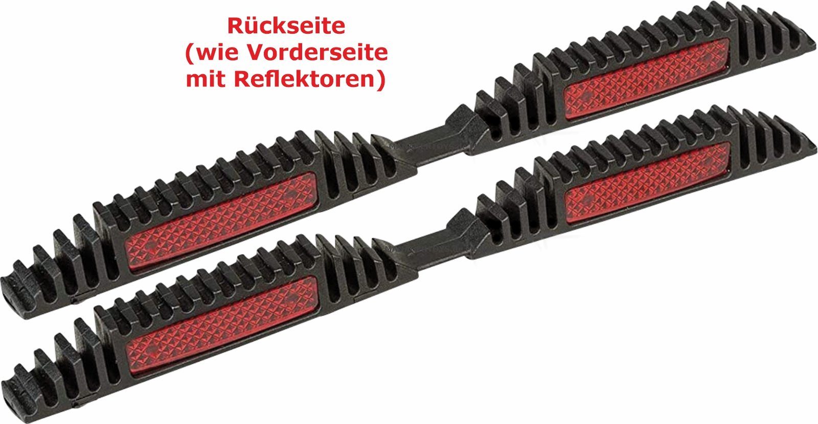 IWH Reflektorband 4 fach Türkantenschoner Auto Türschutz Kantenschoner Tür Schutz