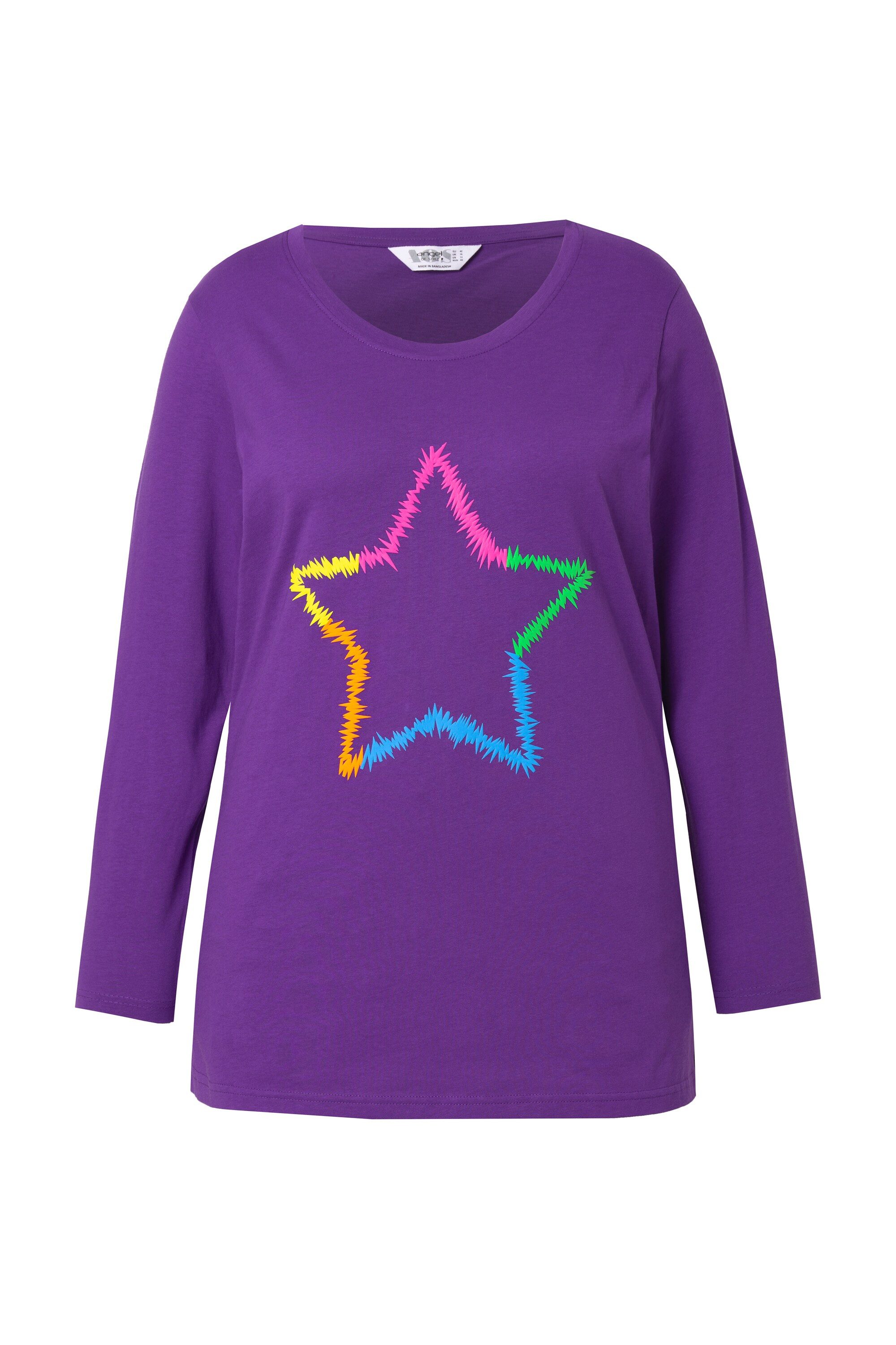 Angel of Style Longsleeve Langarmshirt Neon-Stern günstig online kaufen