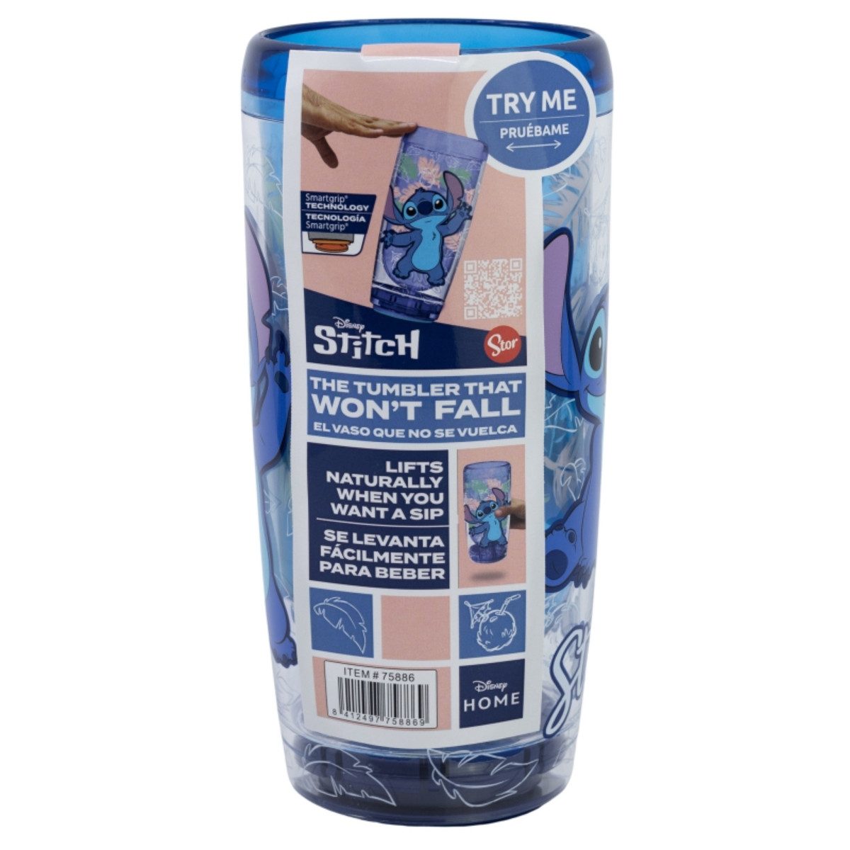 Storline Thermobecher Lilo & Stitch Smartgrip 705 ml Doppelwandiger Thermo-Tumbler Anti-Kipp, Plastik