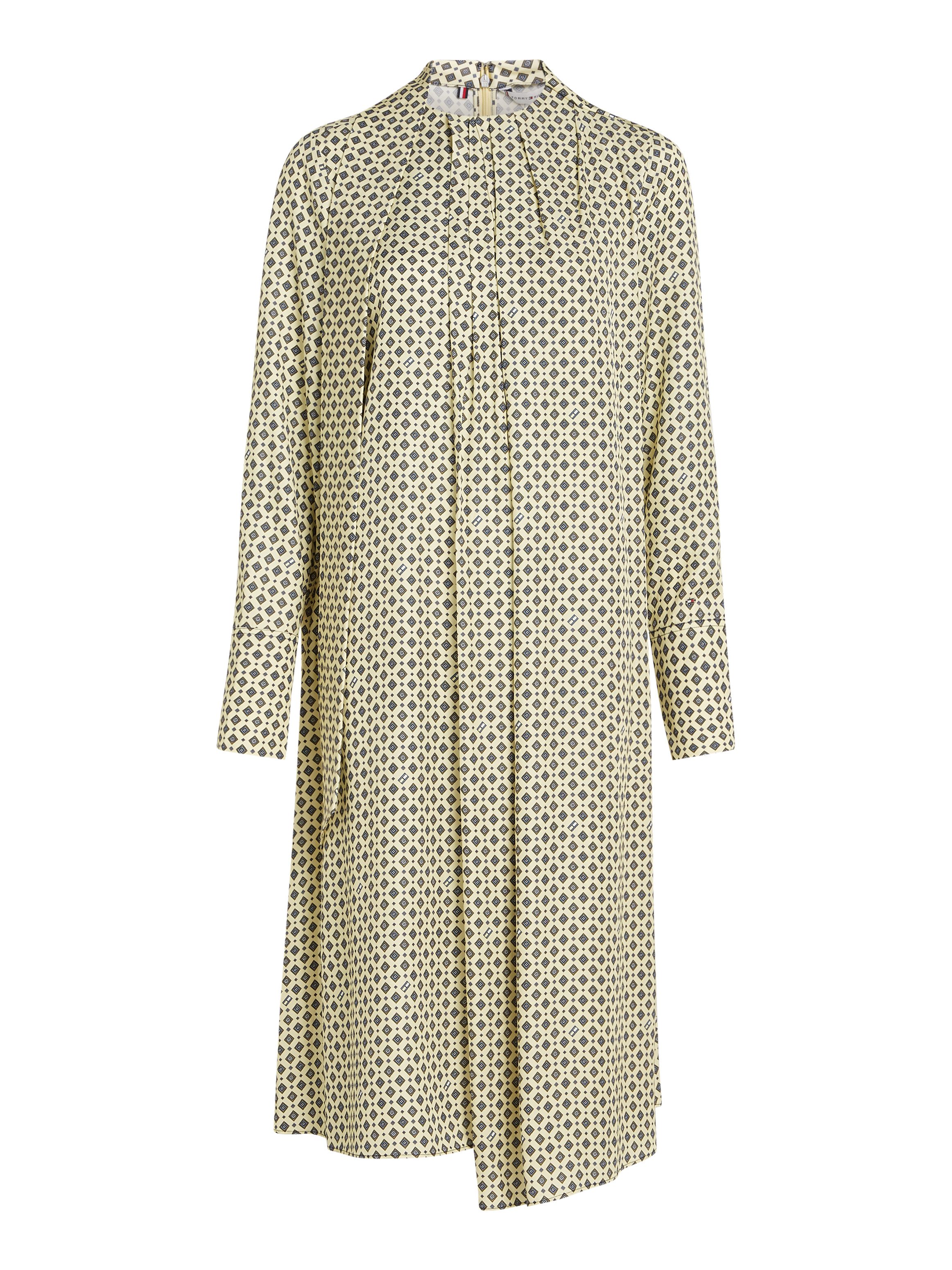 Blusenkleid FOULARD DRAPED MIDI DRESS