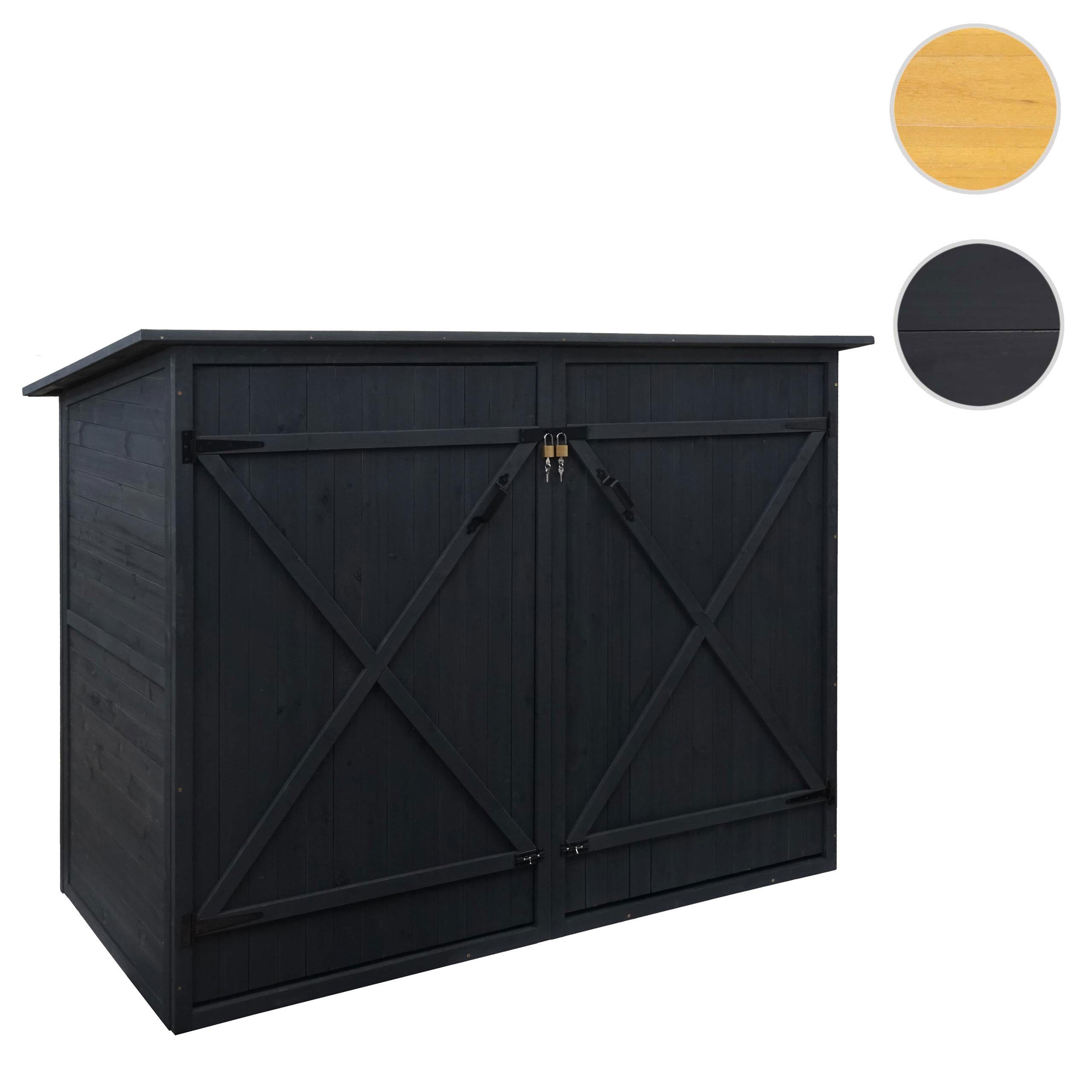 MCW Fahrradbox MCW-H60 (1 St), Stabiles Gehäuse, Schutz vor Wind + Wetter, Platzsparend, abschließbar