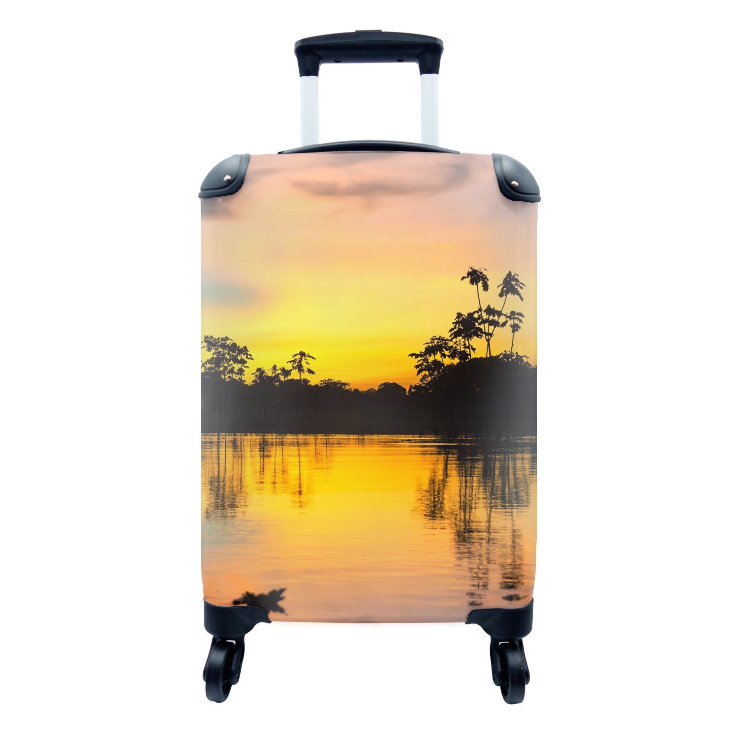 Handgepäckkoffer - Reisetasche Trolley, mit rollen, Natur Wasser 4 - Sommer Reisekoffer Handgepäck - für Himmel, Ferien, MuchoWow Rollen,