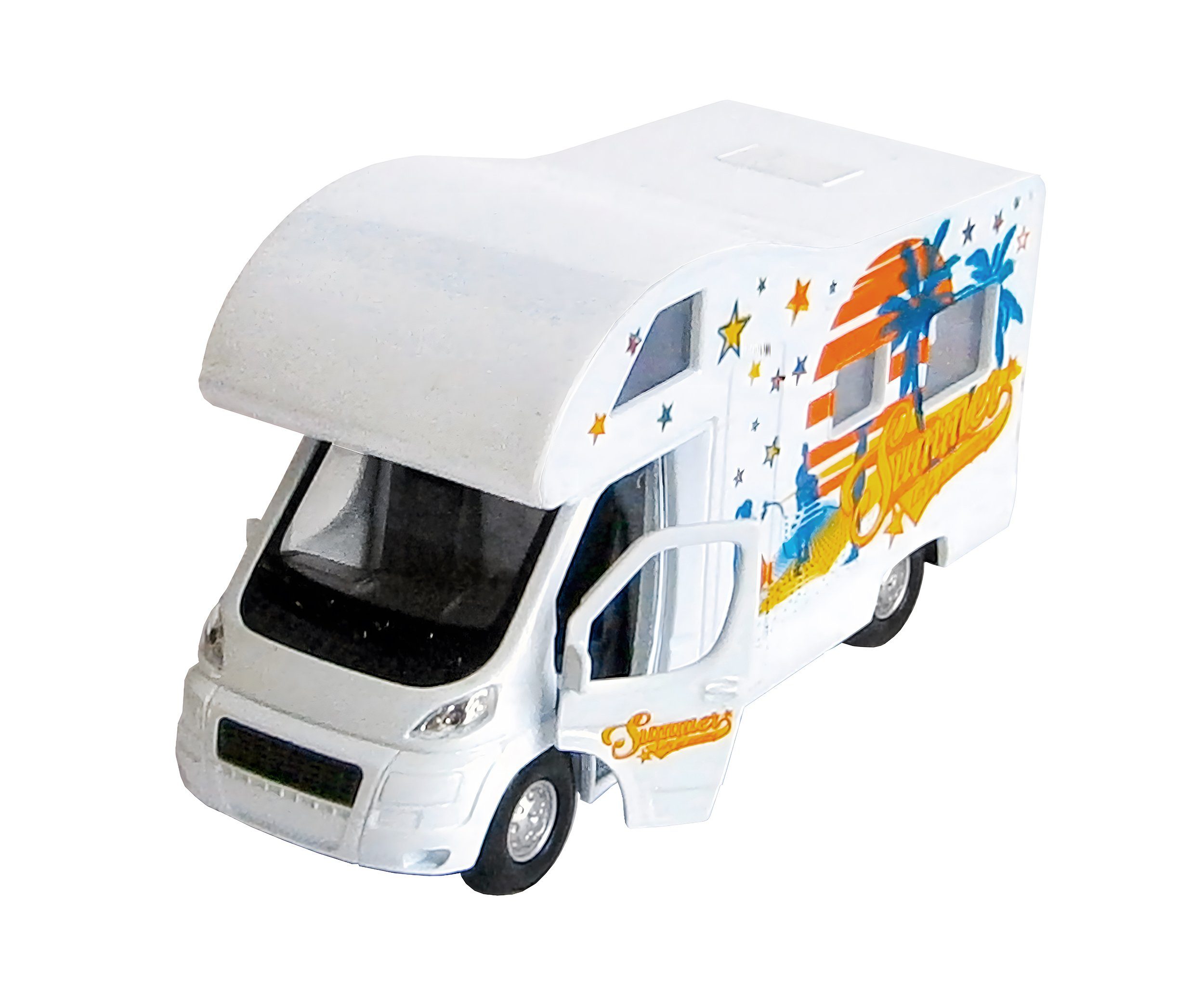 Welly Spielzeug-Auto WOHNWAGEN mit Rückzug 12cm günstig online kaufen