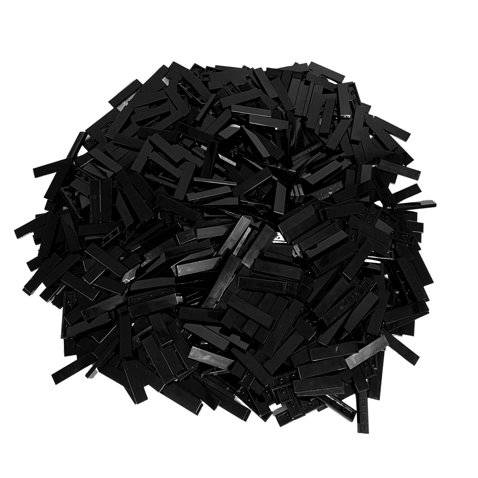 Lego Fliese 1x4 schwarz 8 Stück »NEU« # 2431 