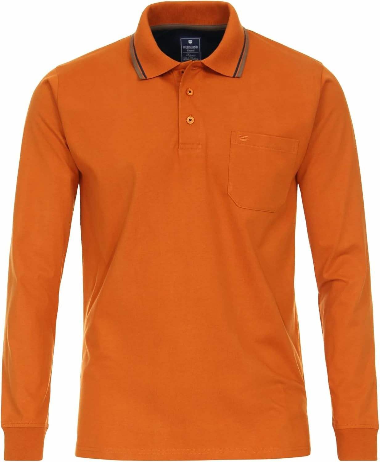 Redmond Langarm-Poloshirt Poloshirt langarm für Herren (1-tlg., keine Angabe)
