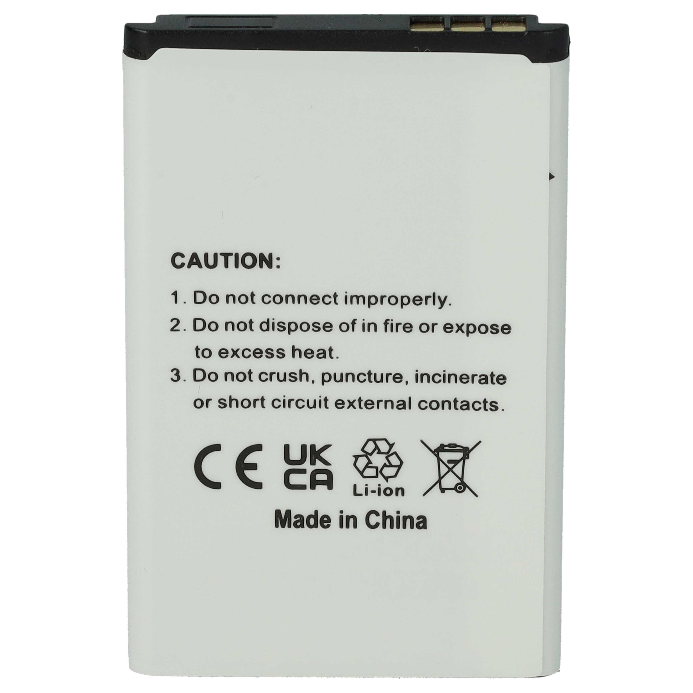 vhbw Akku Ersatz für NGM BL-OS4, BL-40, BL-VA für Mobilfunk (900 mAh, 3,7 Smartphone-Akku Akku Li-Ion 900 mAh (3,7 V, 5 St), Leistungsfähige Austausch-Akkus für Telefon, Smartphone