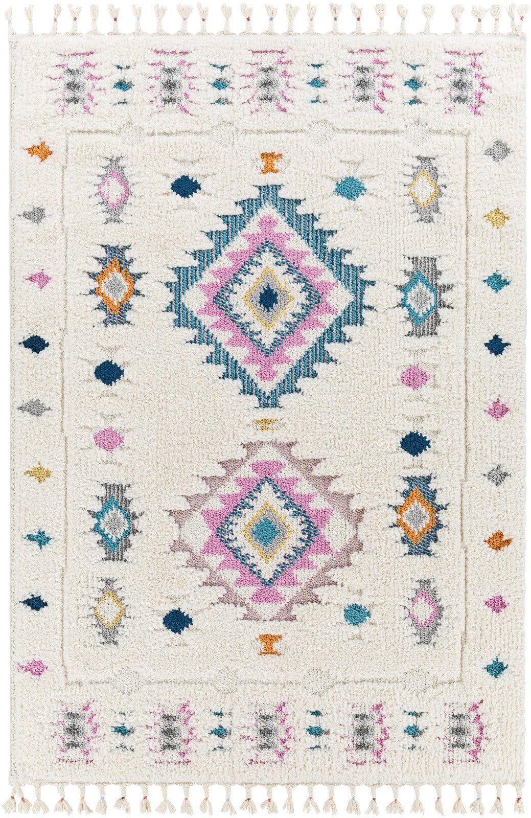 Livabliss Teppich GALESBURG, rechteckig, Höhe: 34,8 mm, Moderner Shaggy Teppich mit besonders weichem Hochflor