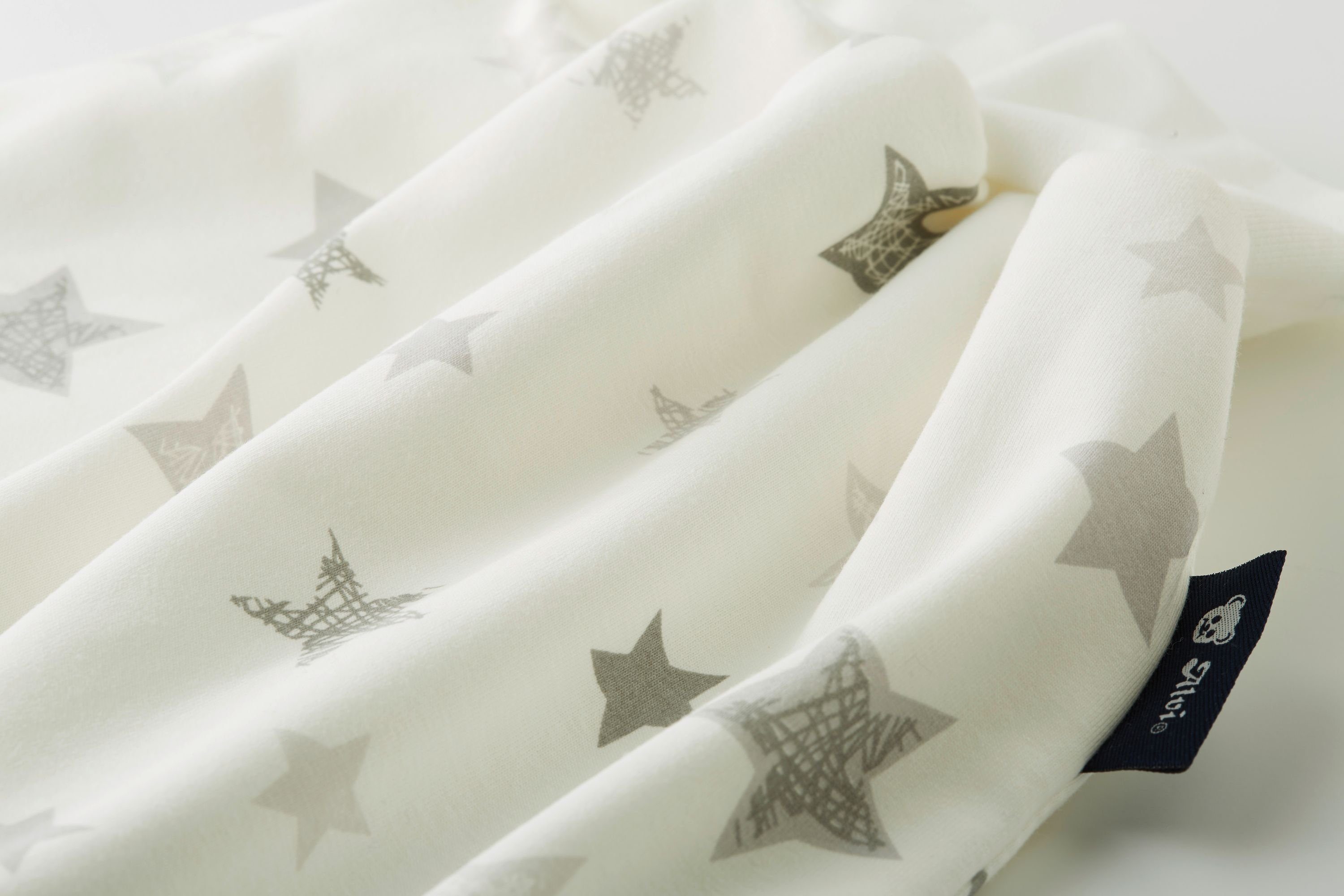 786-9 Schlupfmäxchen Baby Stars Exclusiv light Babyschlafsack Alvi silbergrau Silver Alvi®