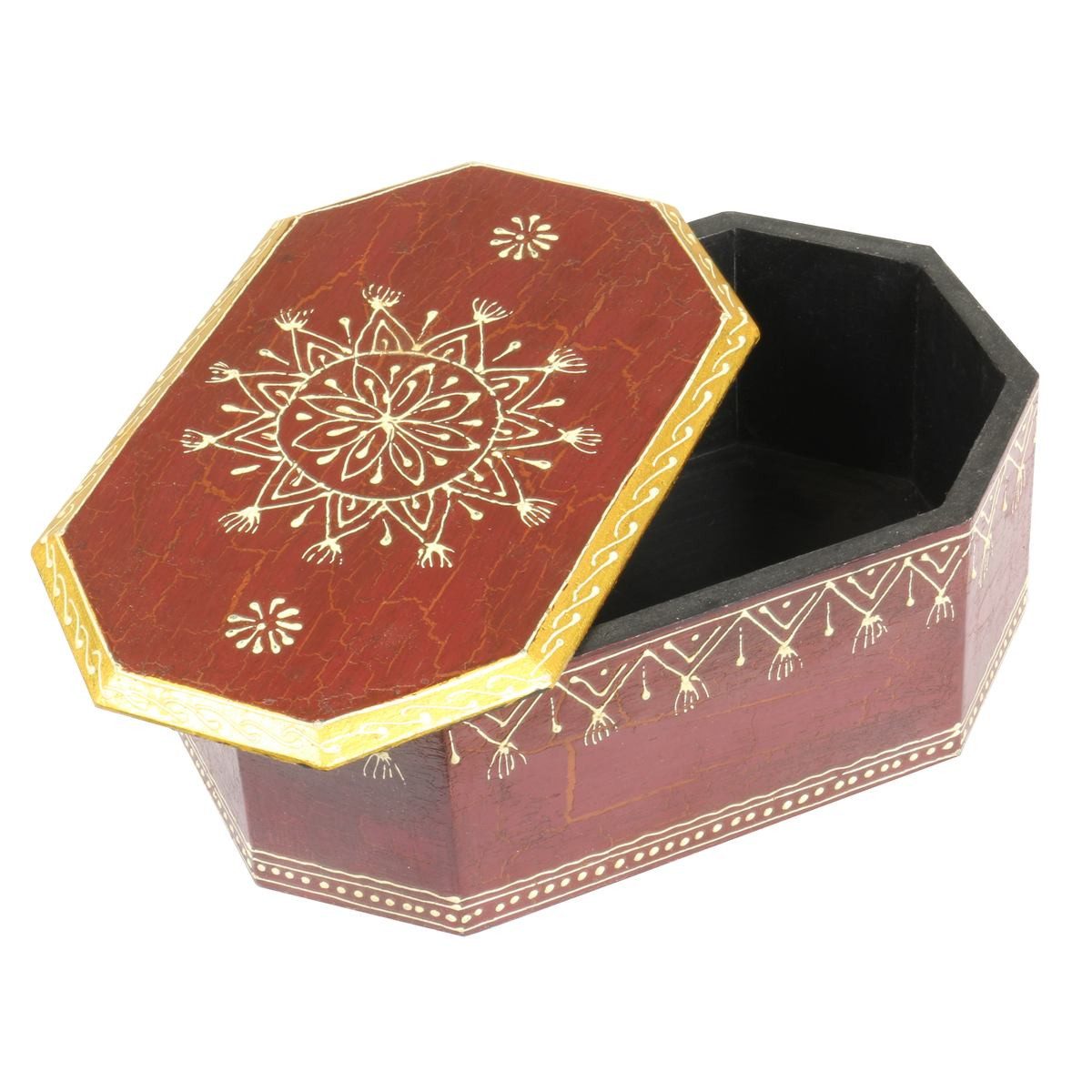 Oriental Galerie Aufbewahrungsbox Truhe Schatulle Indien bemalt TUG-011 Klein