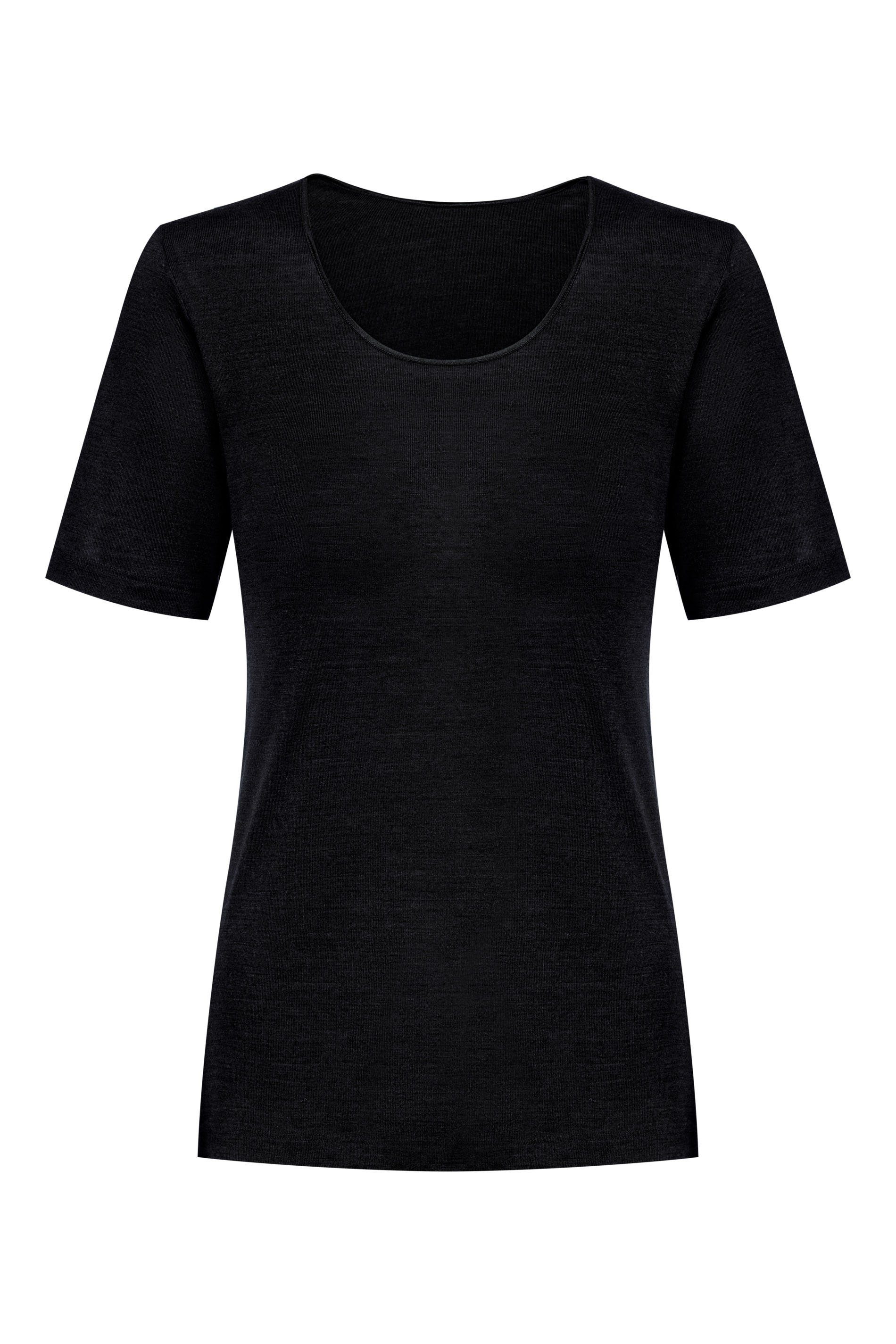 Mey schwarz Shirt Thermounterhemd 1 (1 Stück, 66576 Exquisite Serie Mey Stück) 1-St., wärmend