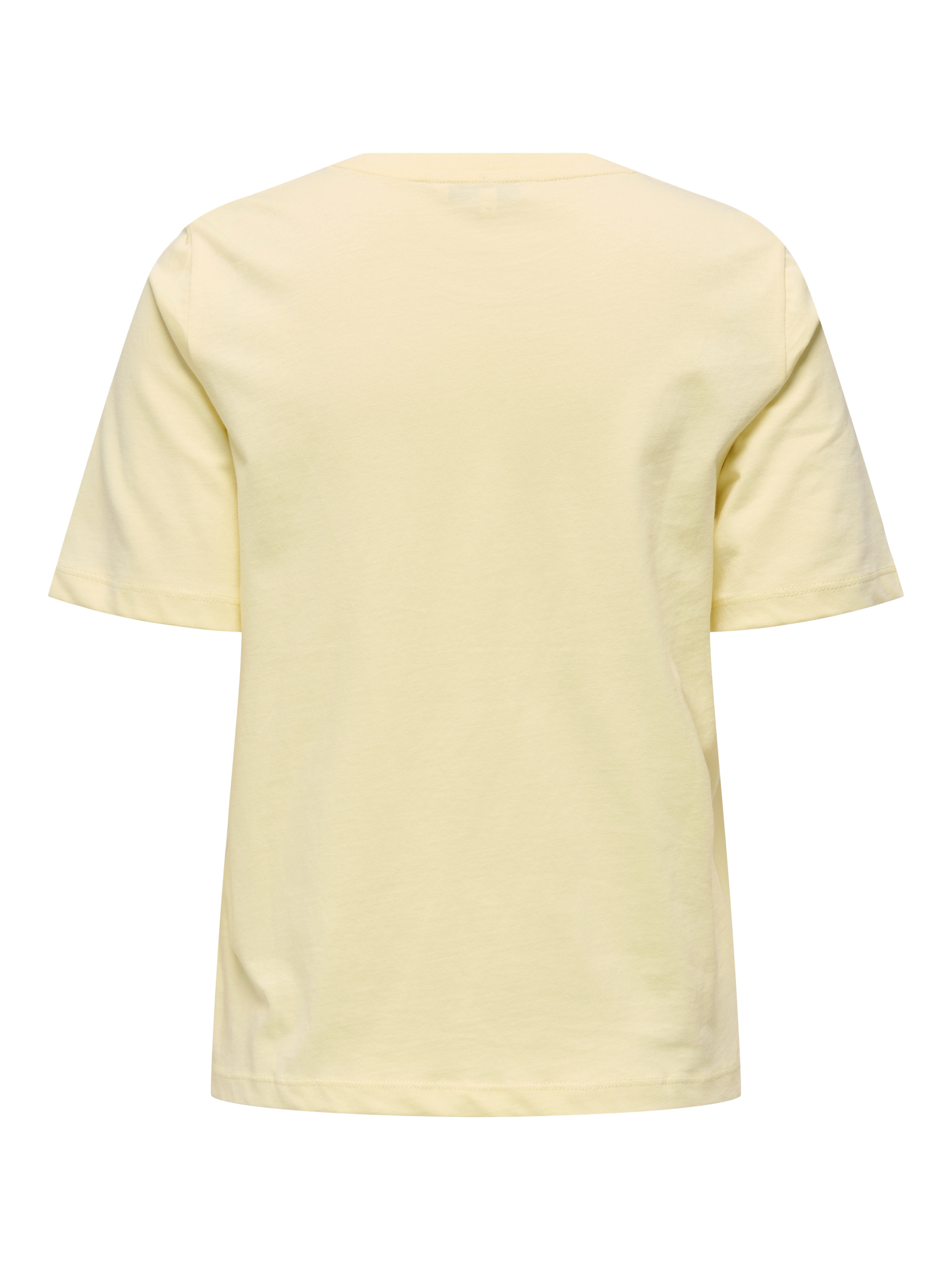 ONLY Kurzarmshirt ONLONLY S/S TEE JRS NOOS regular fit, casual, Single Jersey, Baumwolle, Rundhals