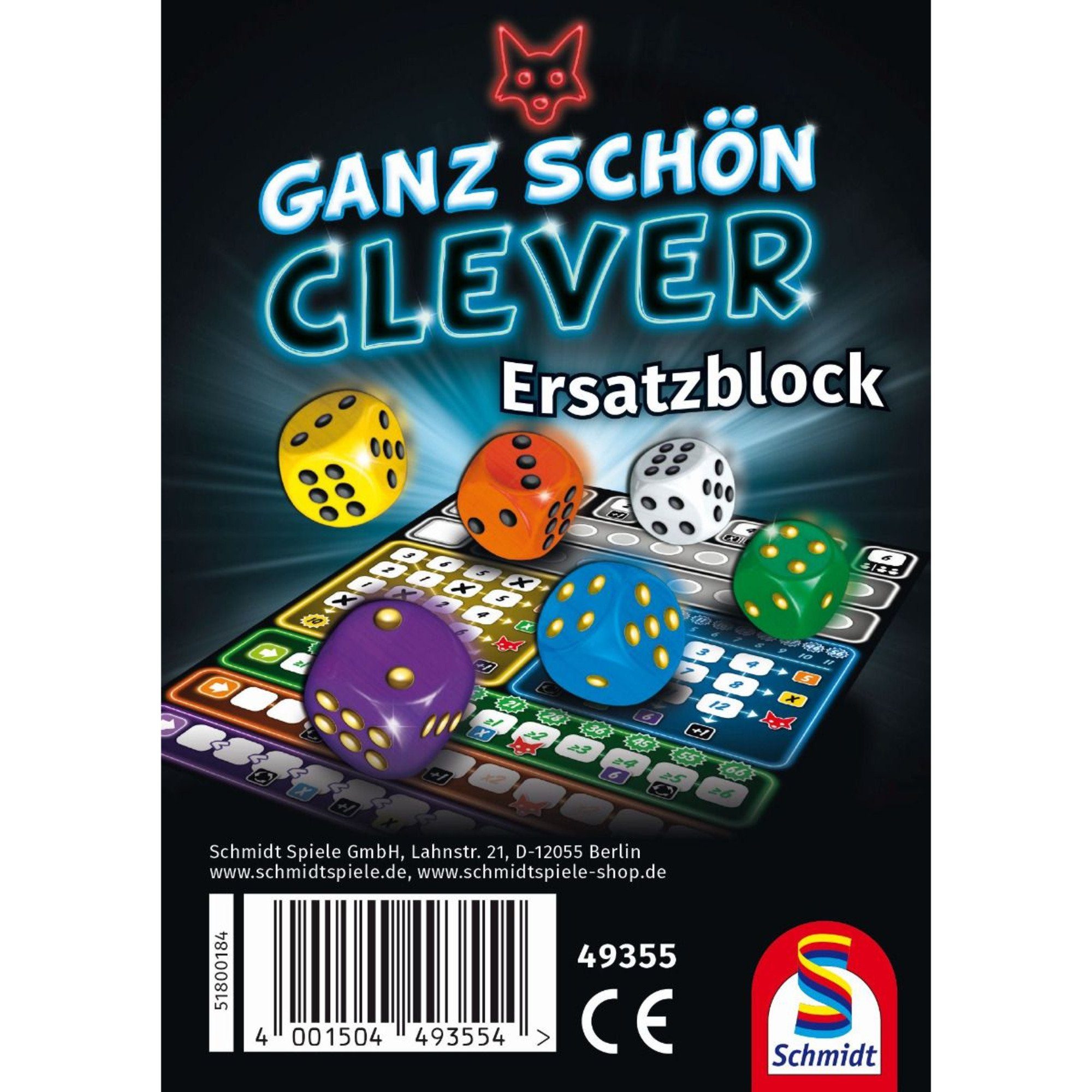 Schmidt Spiele Spiel Schmidt Spiele Ganz schön clever! Einzelblock