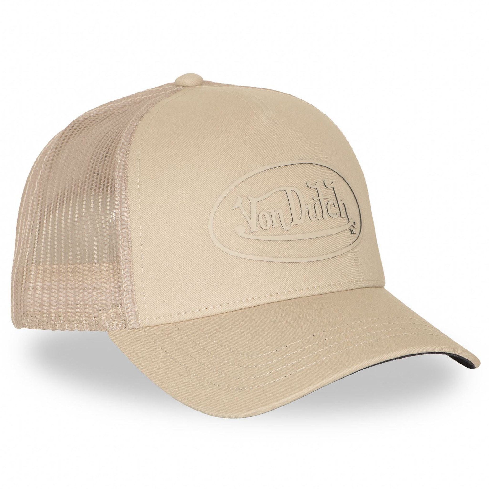Von Dutch Trucker Cap Von Dutch Originals Trucker Cap - CALIFORNIA Twill Rubber T/T (Basecap, Basecap, Meshcap, Trucker Kappe)