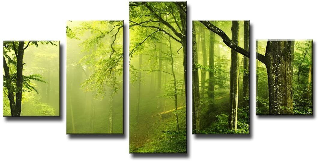 Visario Bild 5 er Set auf Leinwand, sofort aufhängbar, gerahmt, 160 x 80 cm günstig online kaufen
