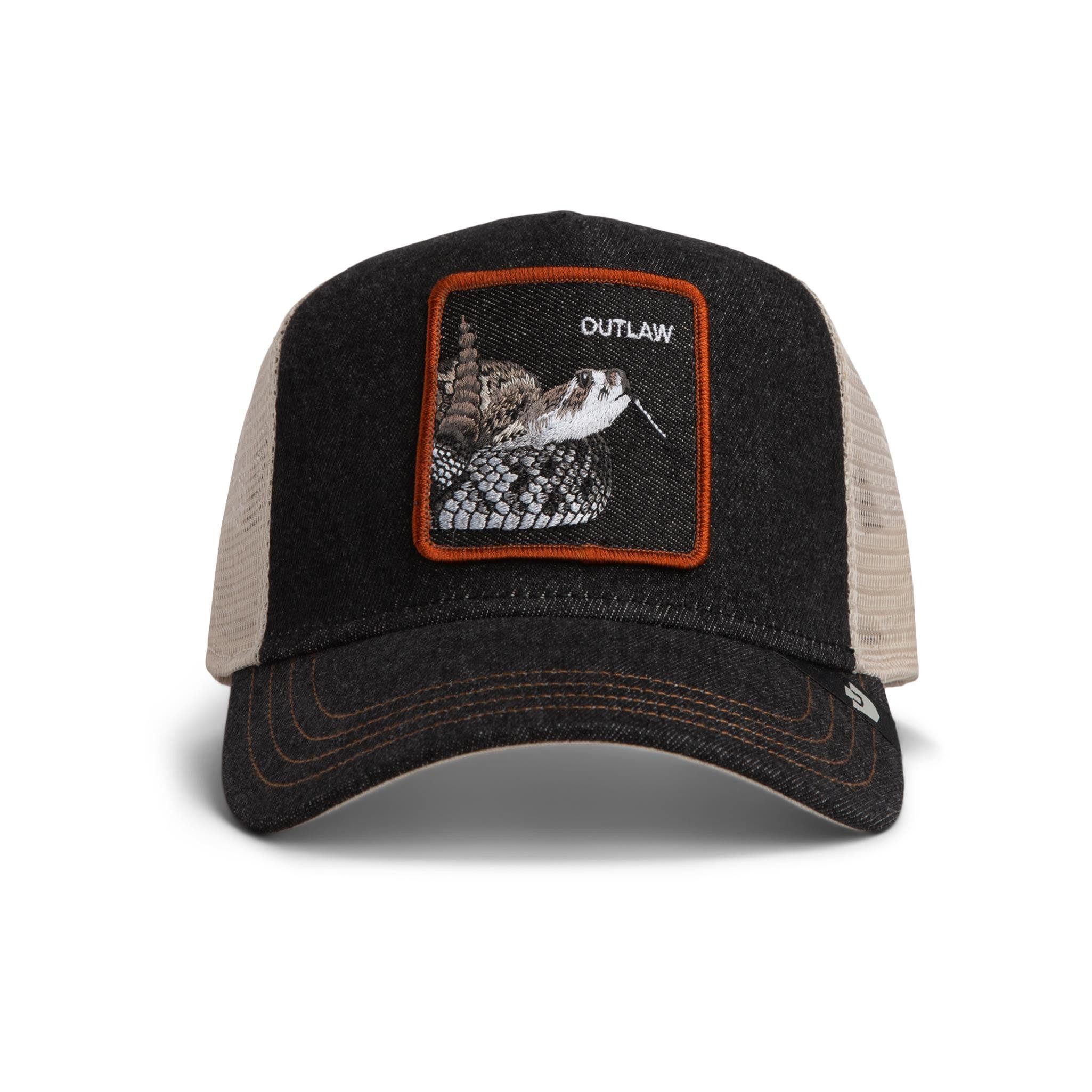 GOORIN Bros. Trucker Cap Goorin Bros. Denim Snake Trucker Cap Dark Denim (Basecap, Basecap, Trucker Kappe, Meshcap)