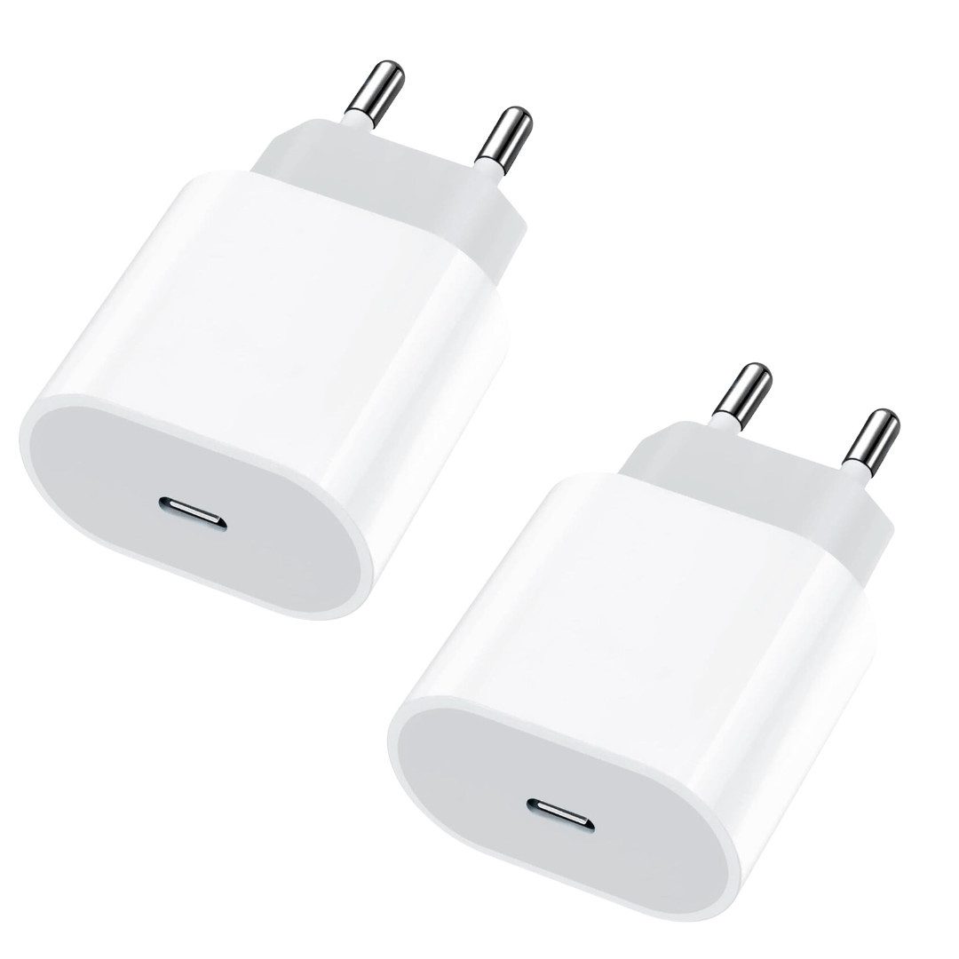 Shopbrothers Schnellladegerät SET 1m und 2m USB C passt für iPhone 11 12 13 Smartphone-Ladegerät (1-tlg)