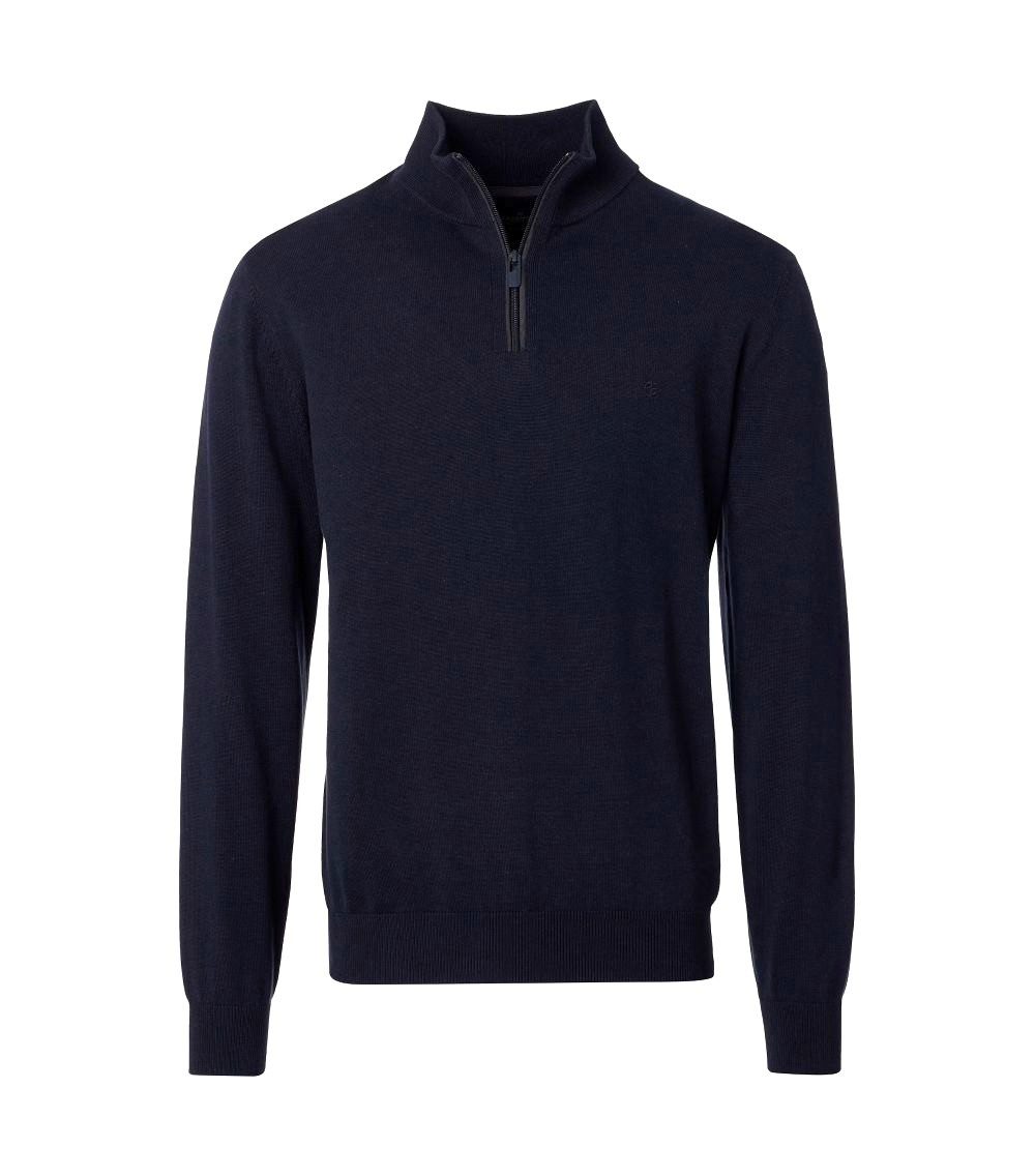 CASAMODA Troyer Mit Stehkragen mit Halfzip