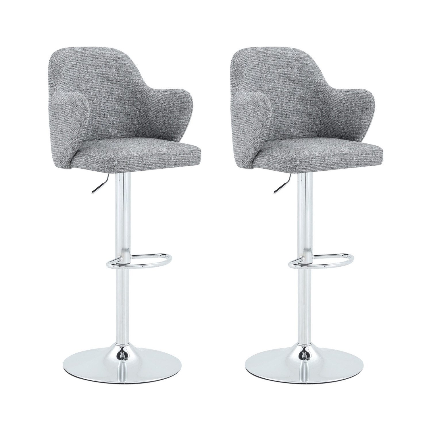 ANYSUN Barhocker 2er-Set, Verstellbare Barhocker, mit Armlehnen, 360° drehbar (moderne gepolsterte Tresenstühle,höhenverstellbare), Perfekt für moderne Küchen, Hausbars und Essbereiche.