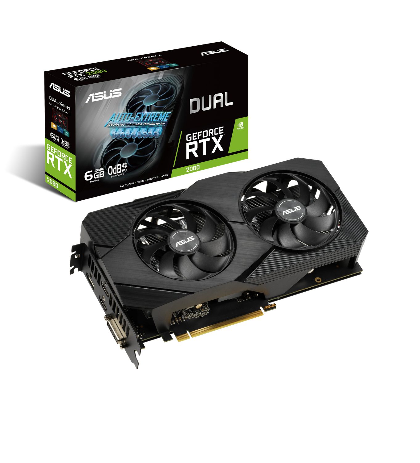 Asus Dual Nvidia GeForce RTX 2060 Grafikkarte
